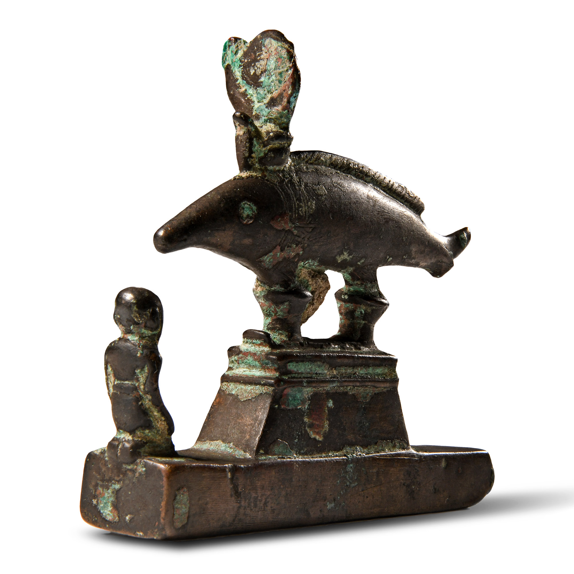 Egyptian Bronze Per-Medjed Oxyrhynchus Fish