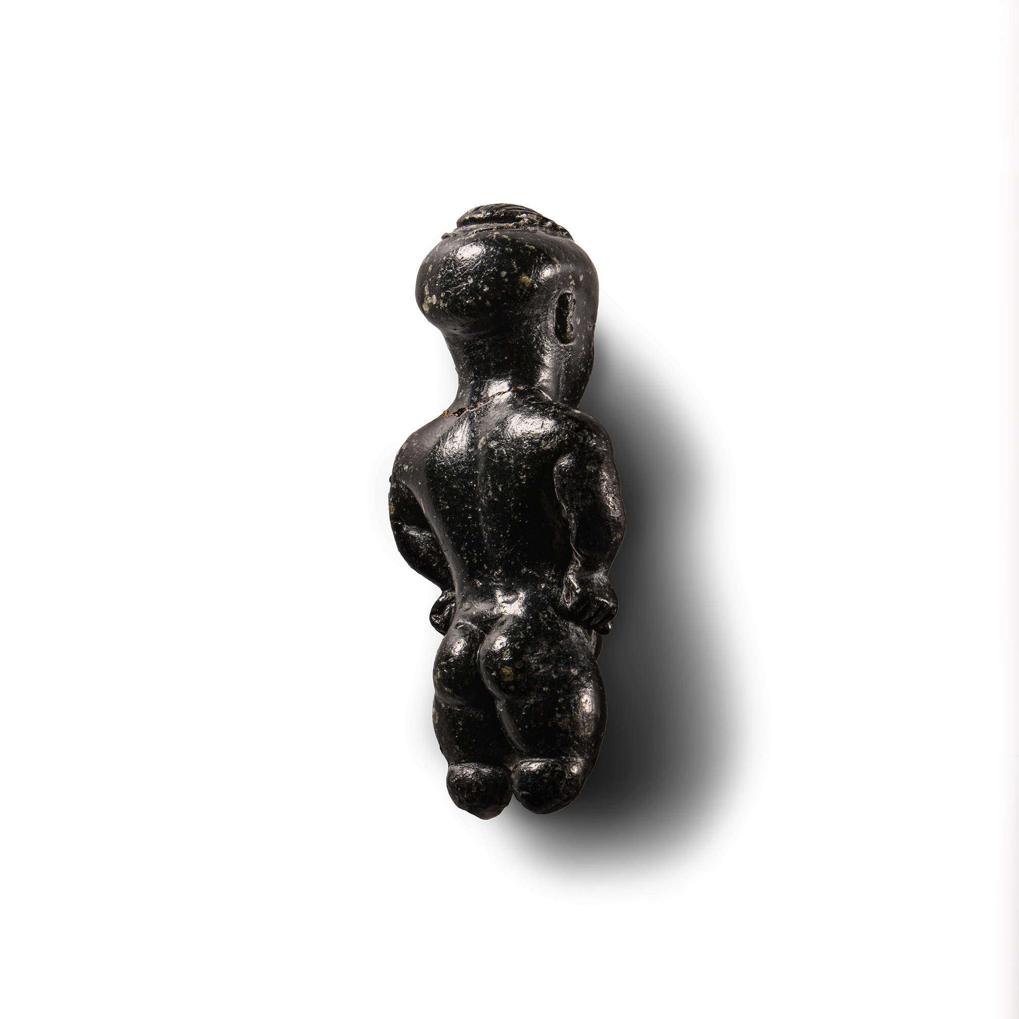 Egyptian Steatite Apotropaic Pataikos Dwarf Amulet Figure