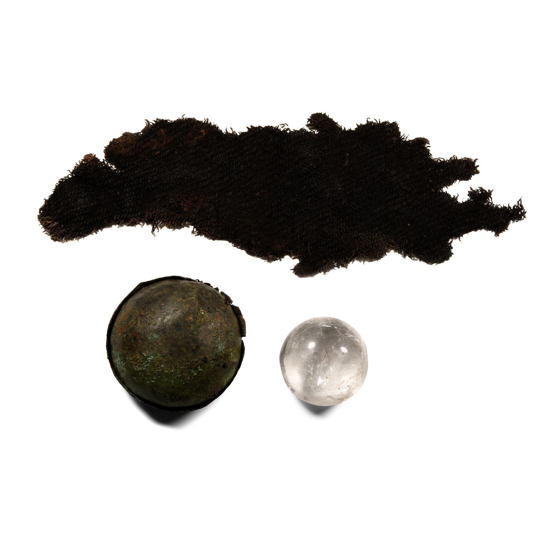 Pre-Viking Large Crystal Lens Magnifier with Bronze Case and Wrapping