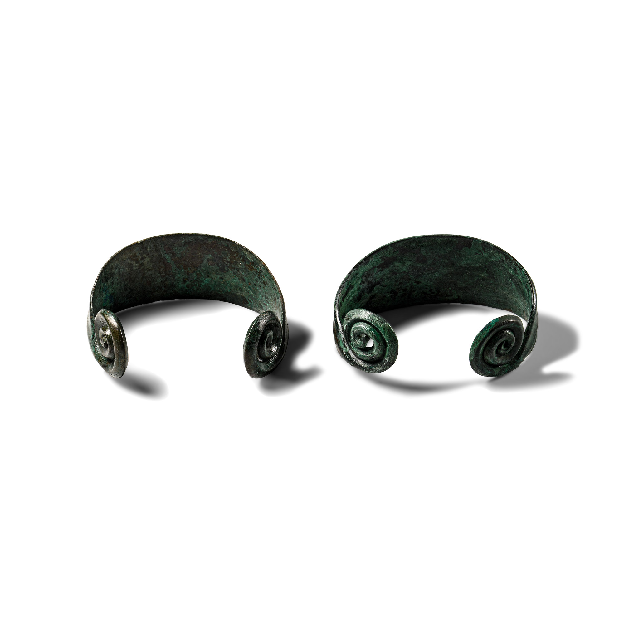 Bronze Age Coiled Bracelet Pair