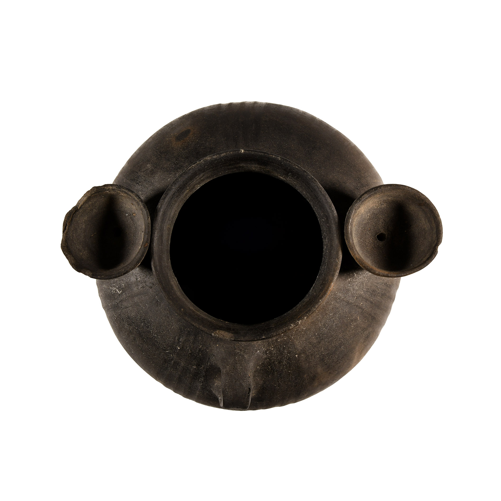 Phoenician Black Terracotta Ritual Vessel