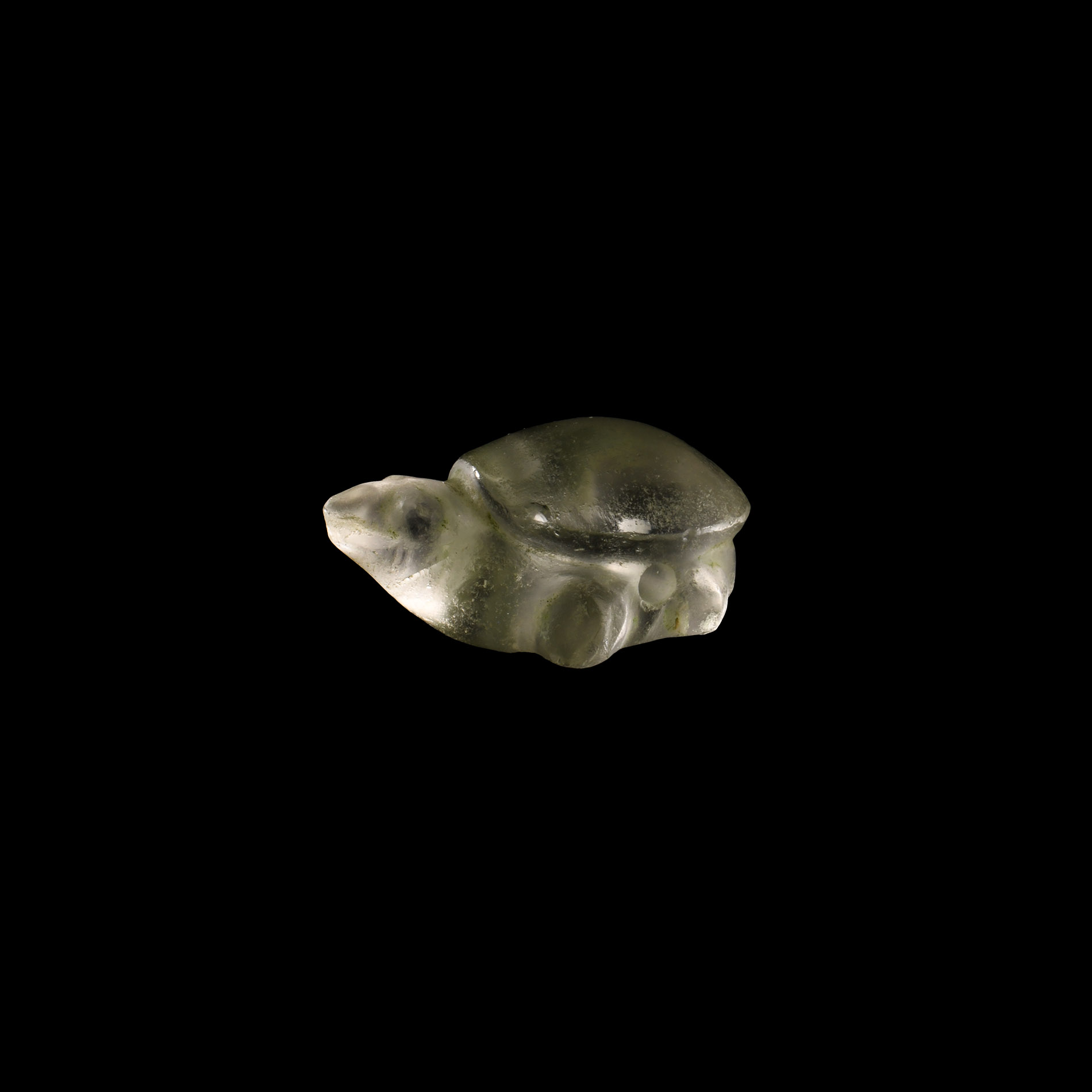 Roman Rock Crystal Tortoise Amulet