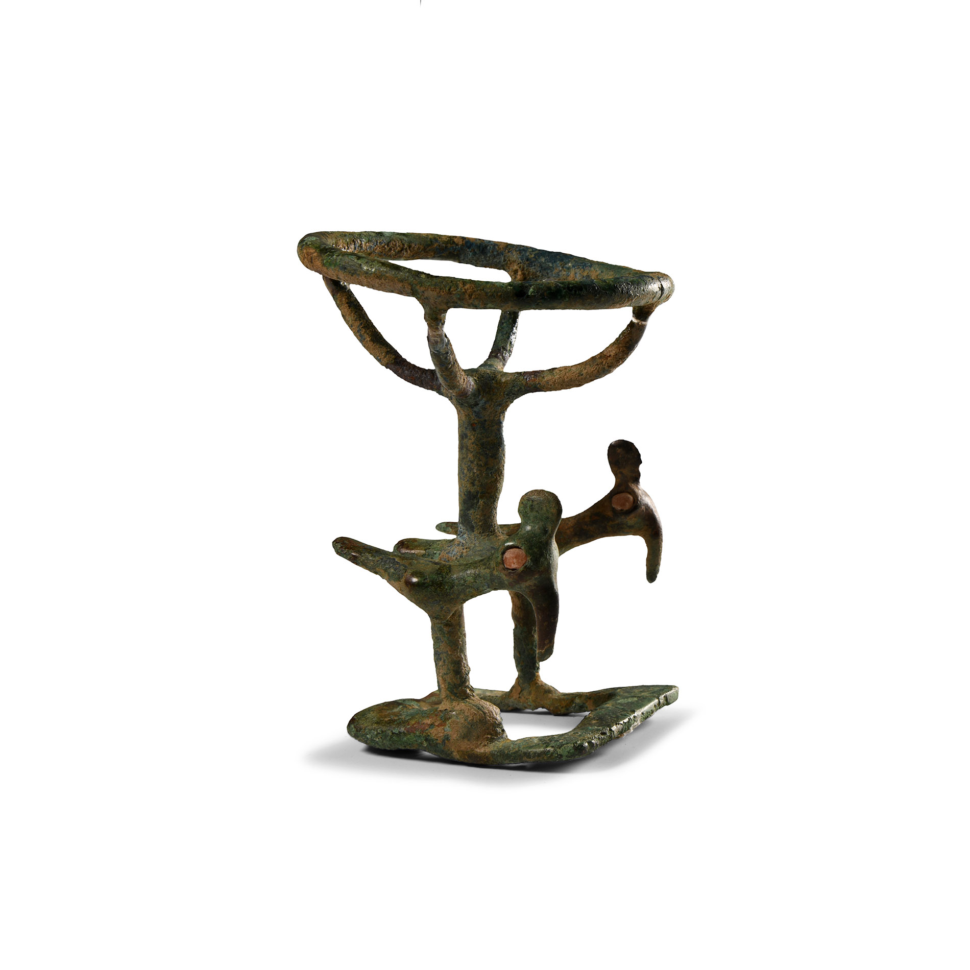 Elamite Bronze Vessel Stand