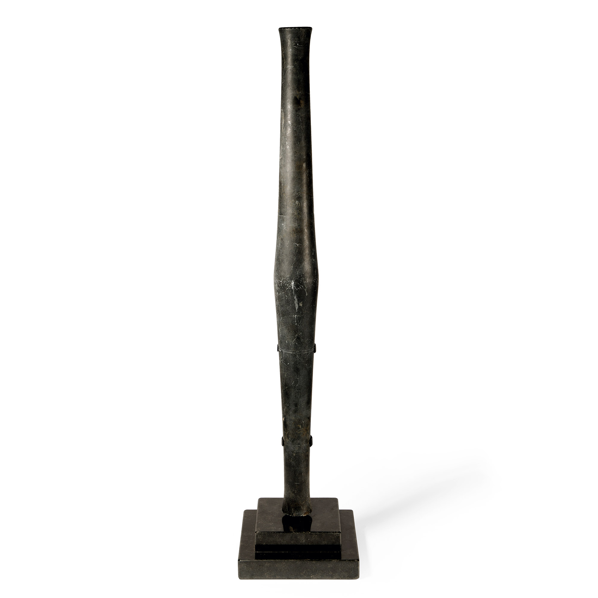 Bactrian Polished Black Stone Ritual Object