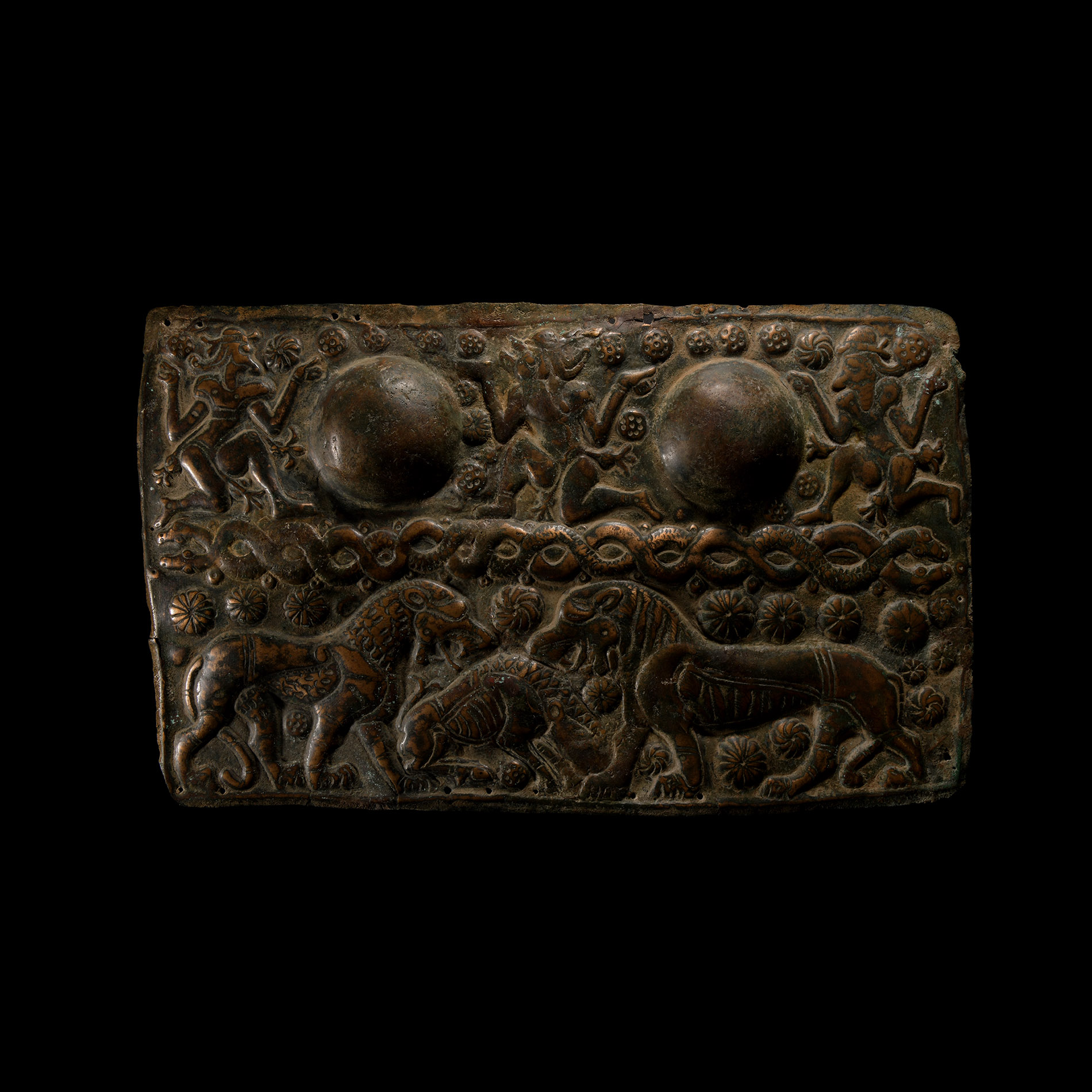 Early Achaemenid Bronze Temple Plaque