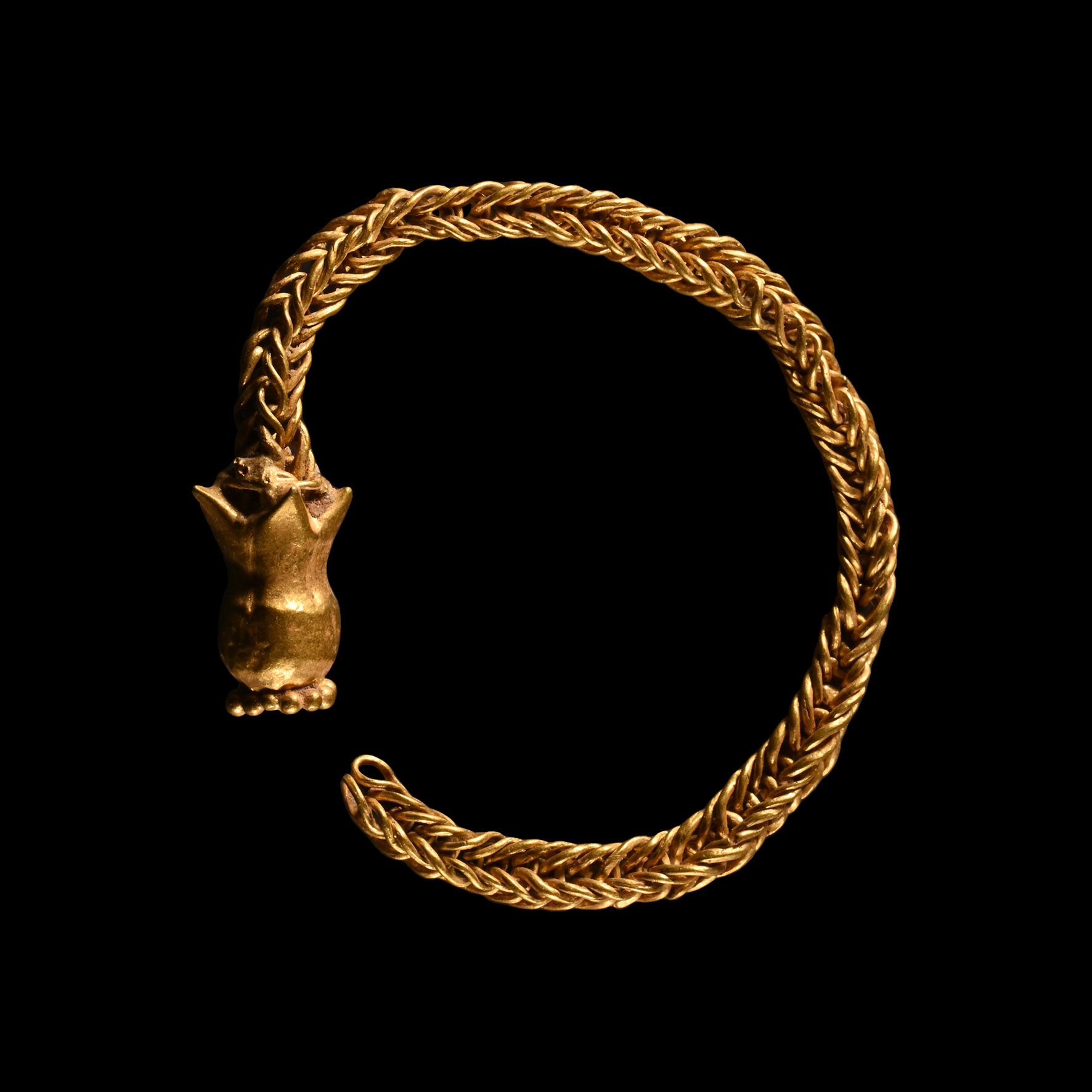 Greek Gold Pomegranate on Gold Chain