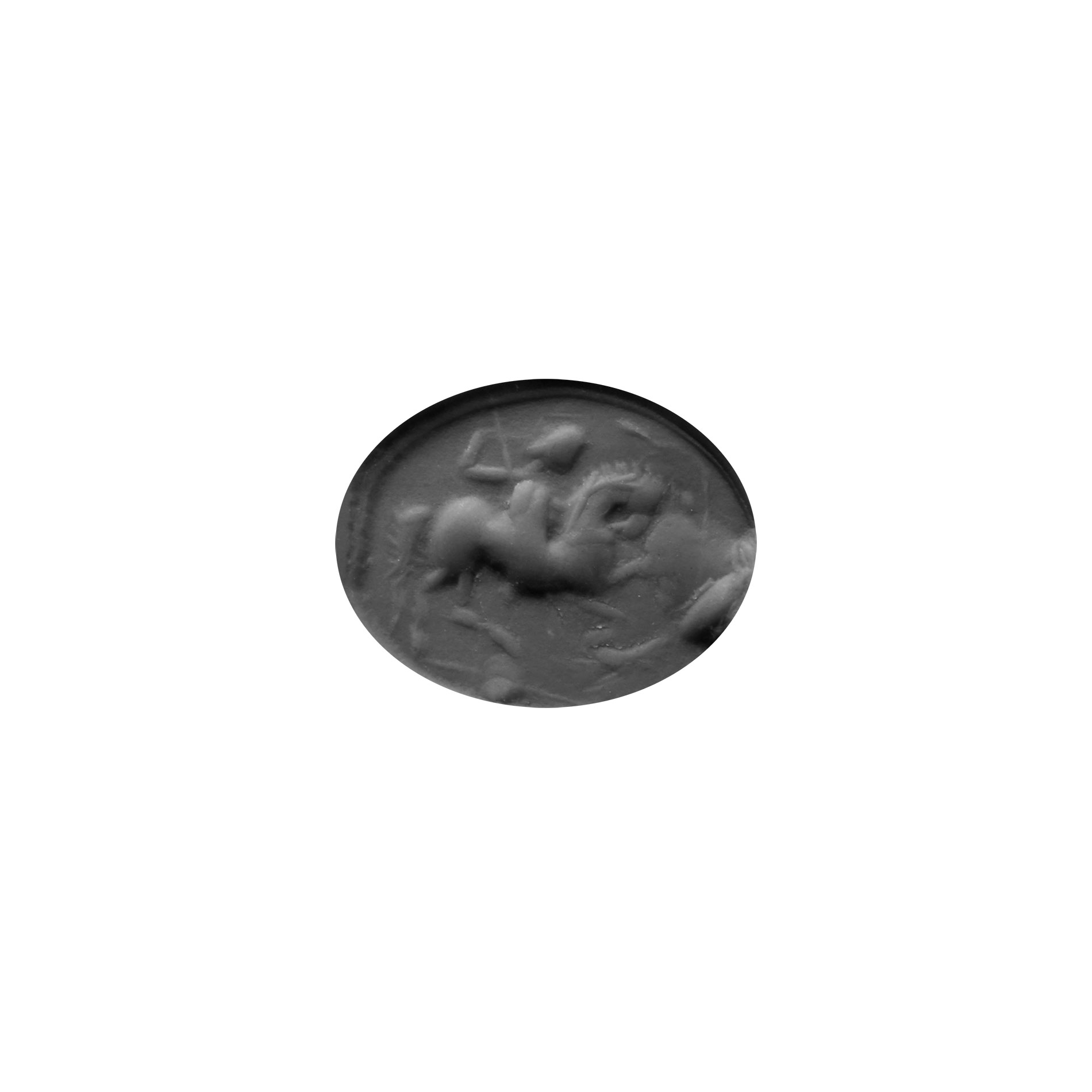 Roman Gemstone with Cavalryman