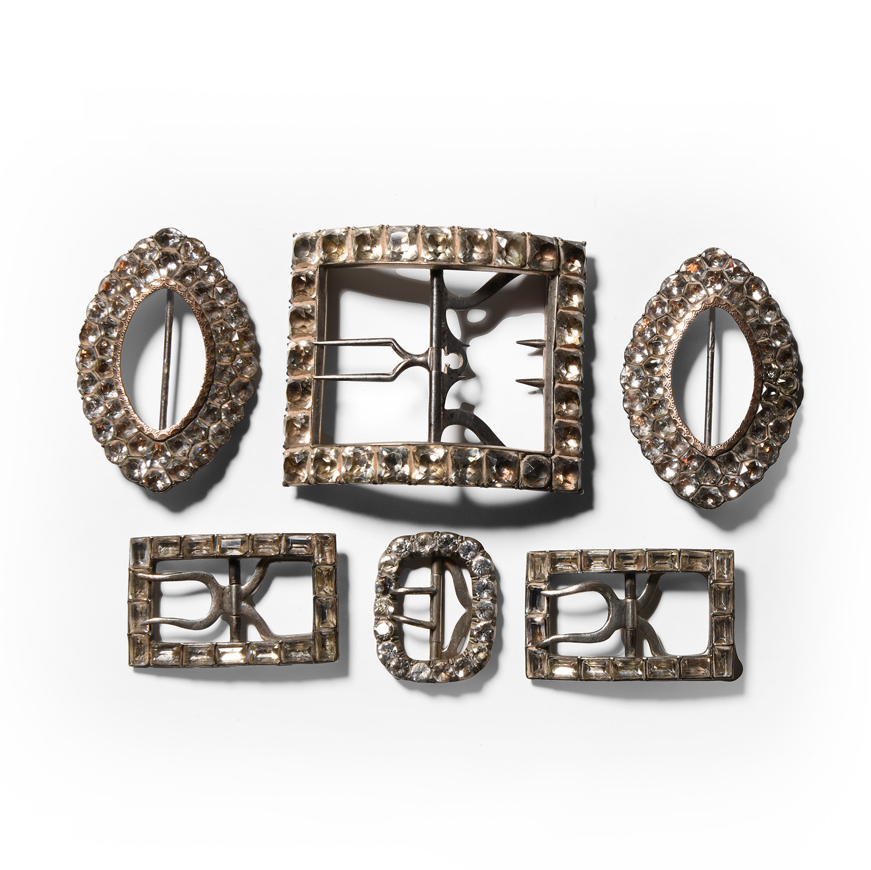 Post Medieval Gem Inlaid Shoe Buckle Collection