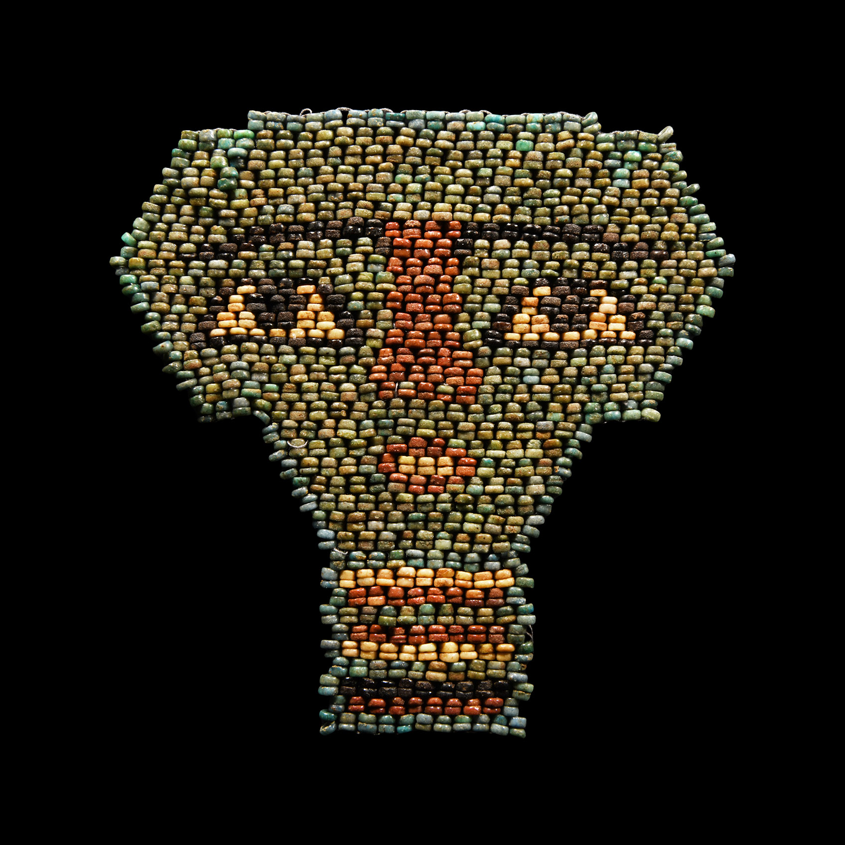 Egyptian Beaded Mummy Mask