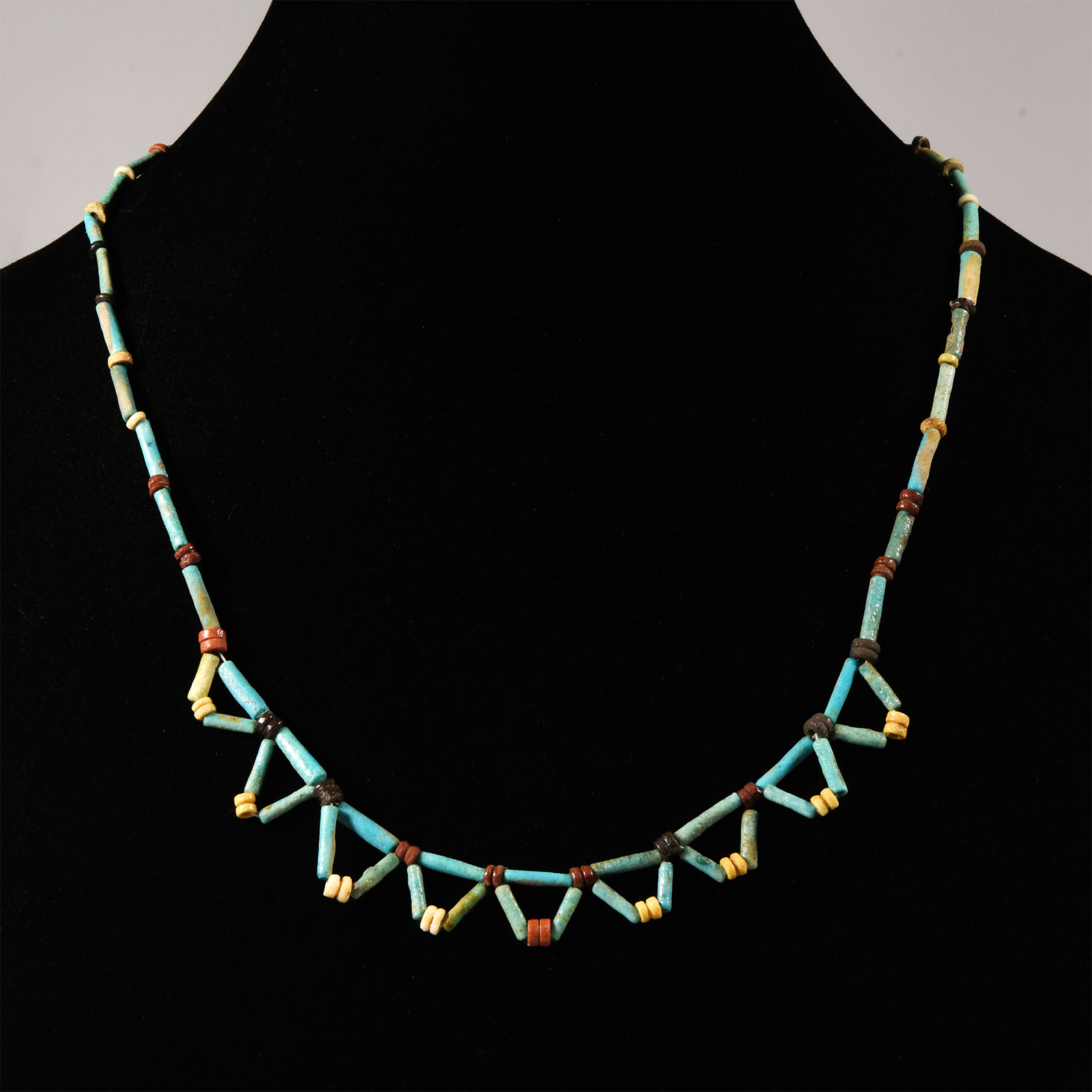 Egyptian Faience Bead Necklace