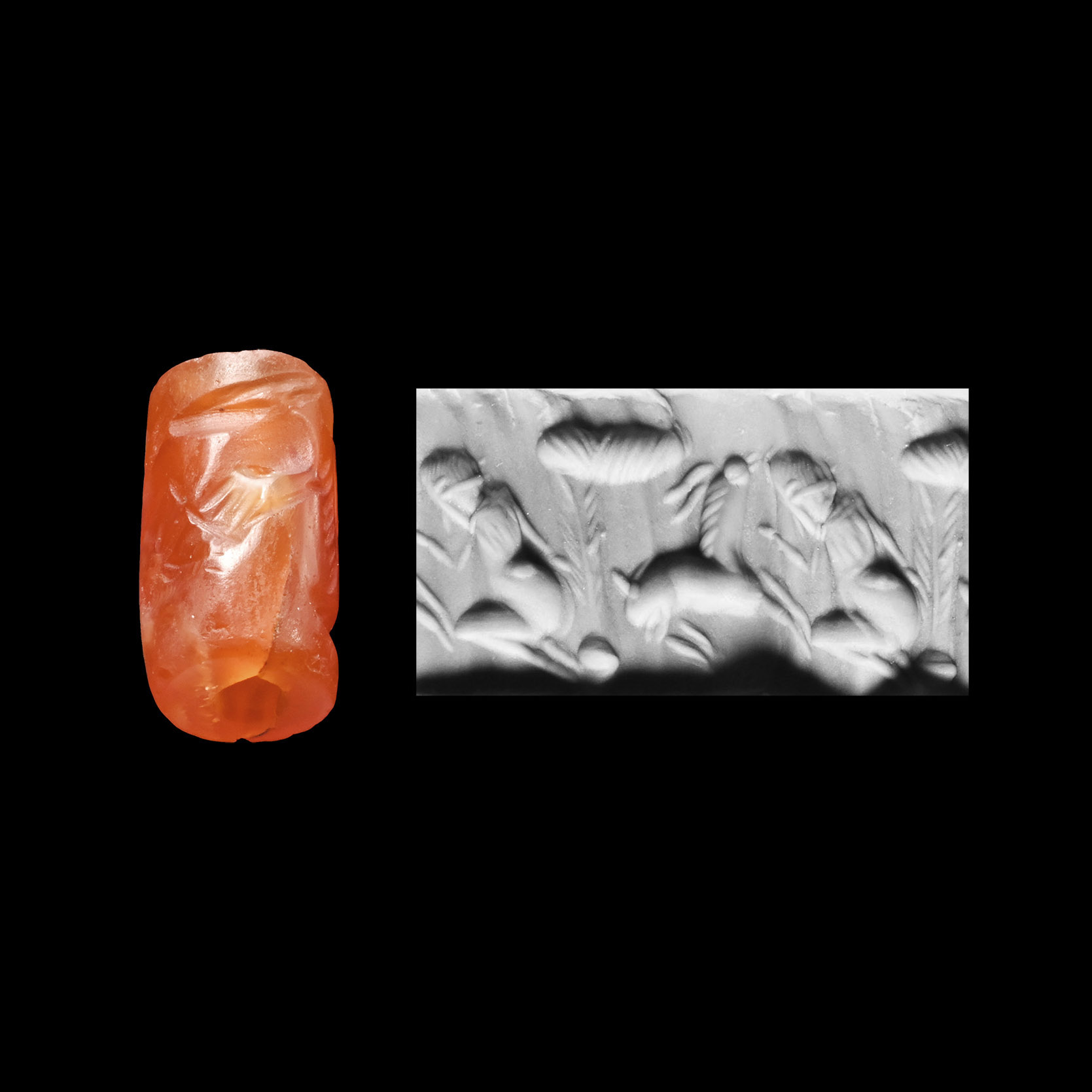 Mesopotamian Stone Cylinder Seal
