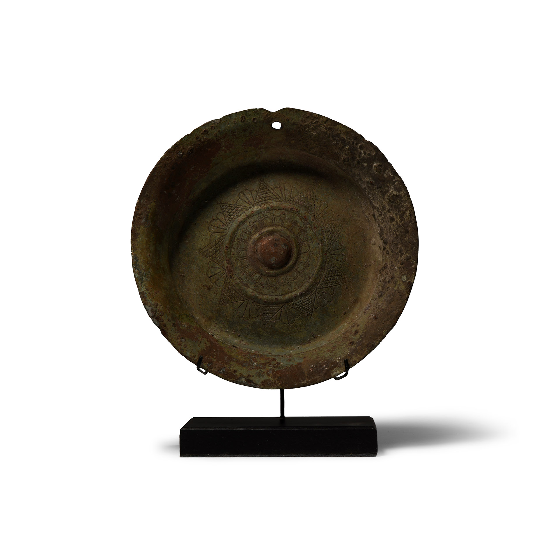 Western Asiatic Bronze Decorated Dish