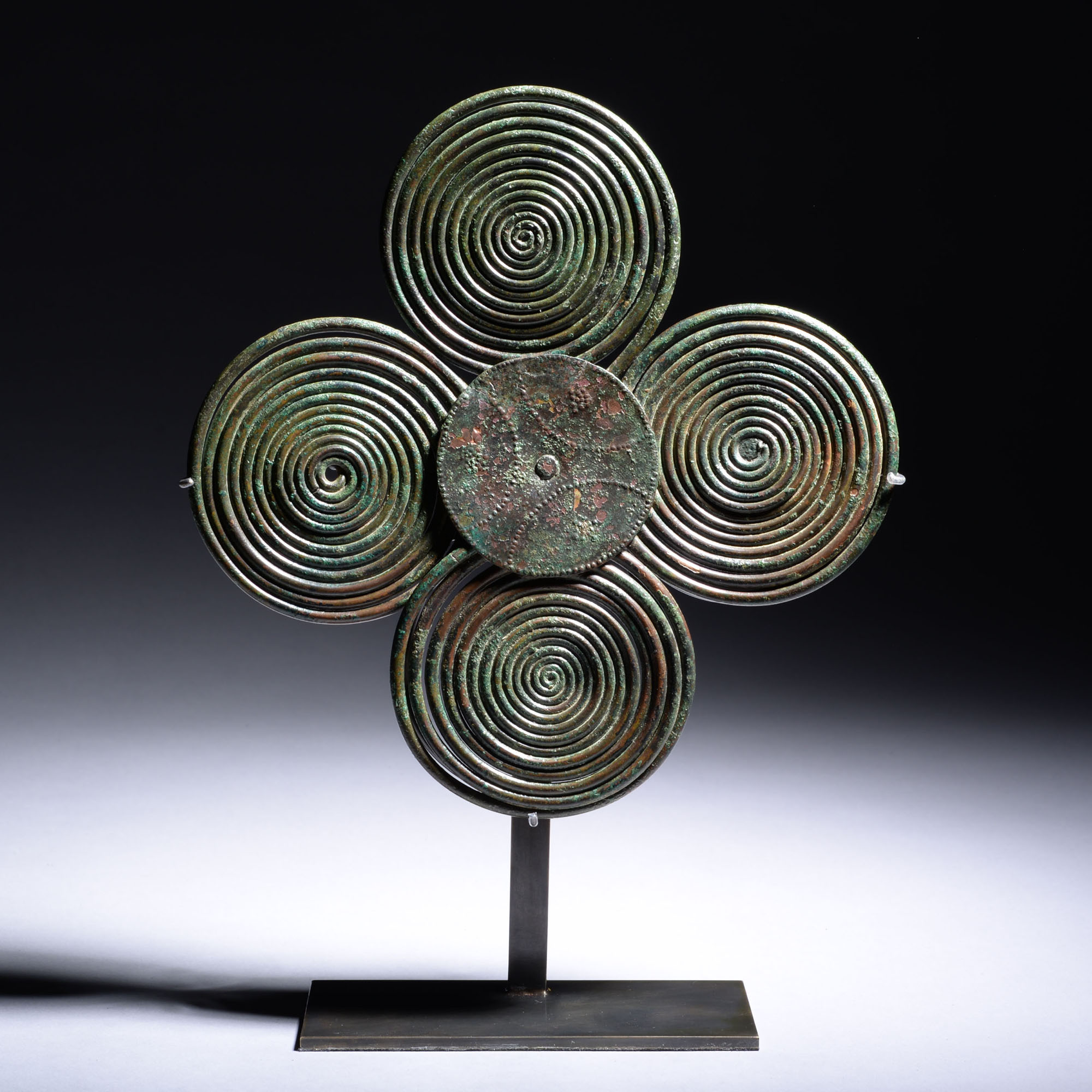 Huge Bronze Age Spiral Brooch