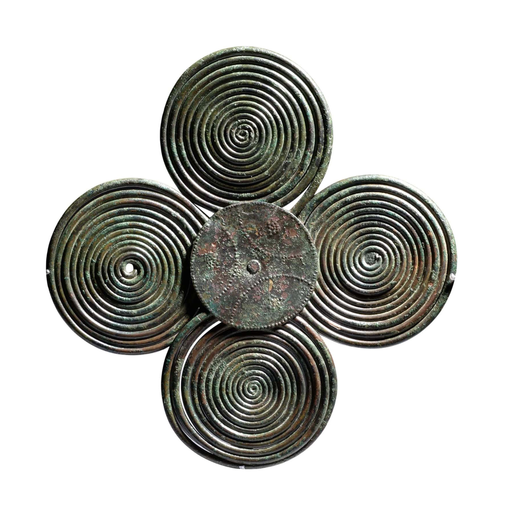Huge Bronze Age Spiral Brooch