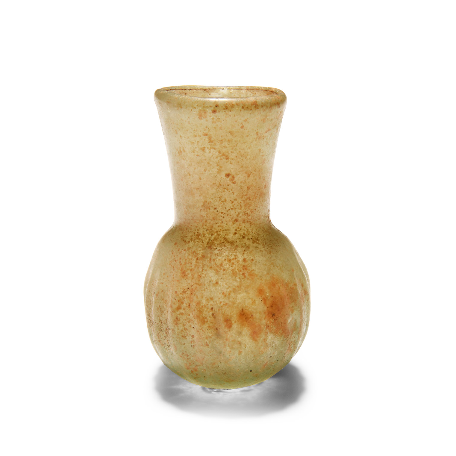 Byzantine Ribbed Glass Cosmetic Bottle