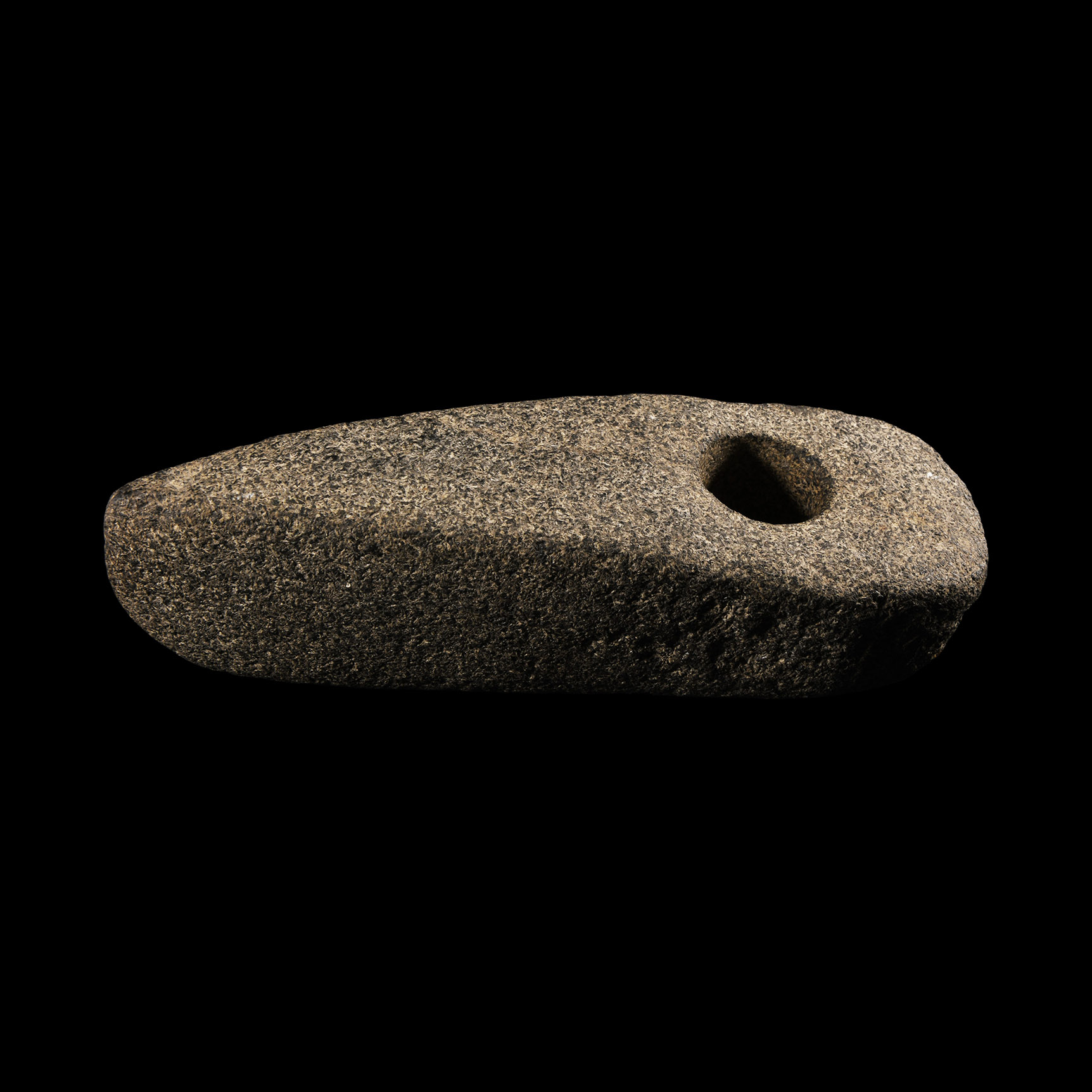 Stone Age Pierced Battle Axe-Hammer