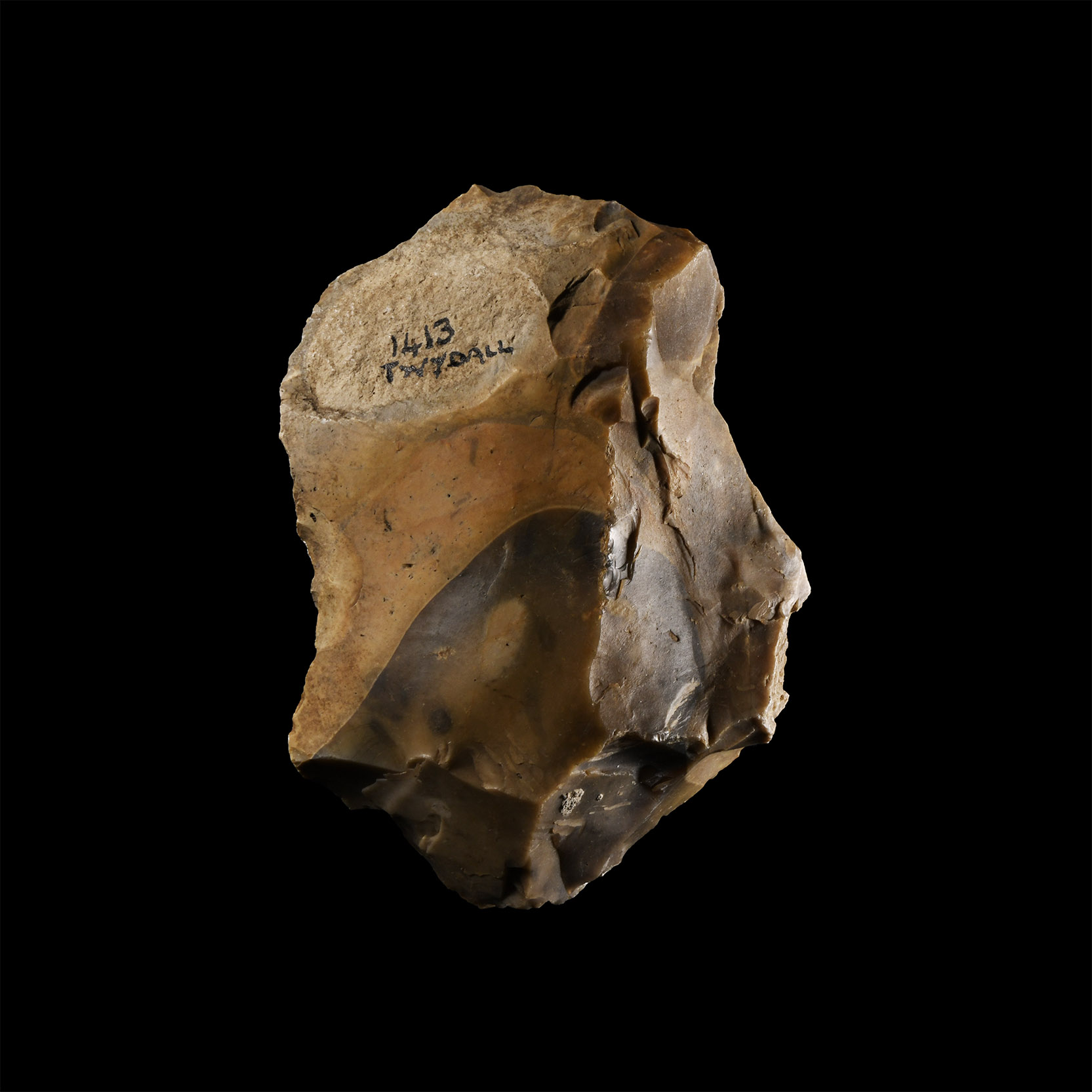 Stone Age Twydall Flint Proto Cleaver Implement