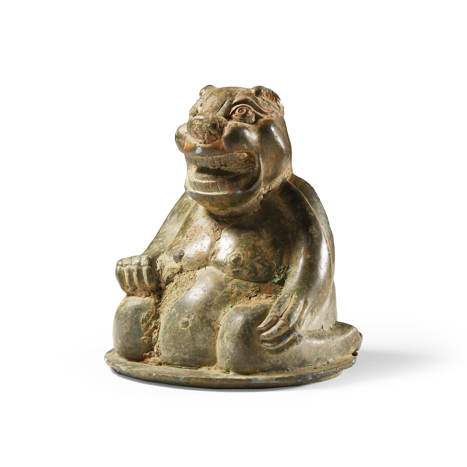 Chinese Han Style Bronze Animal