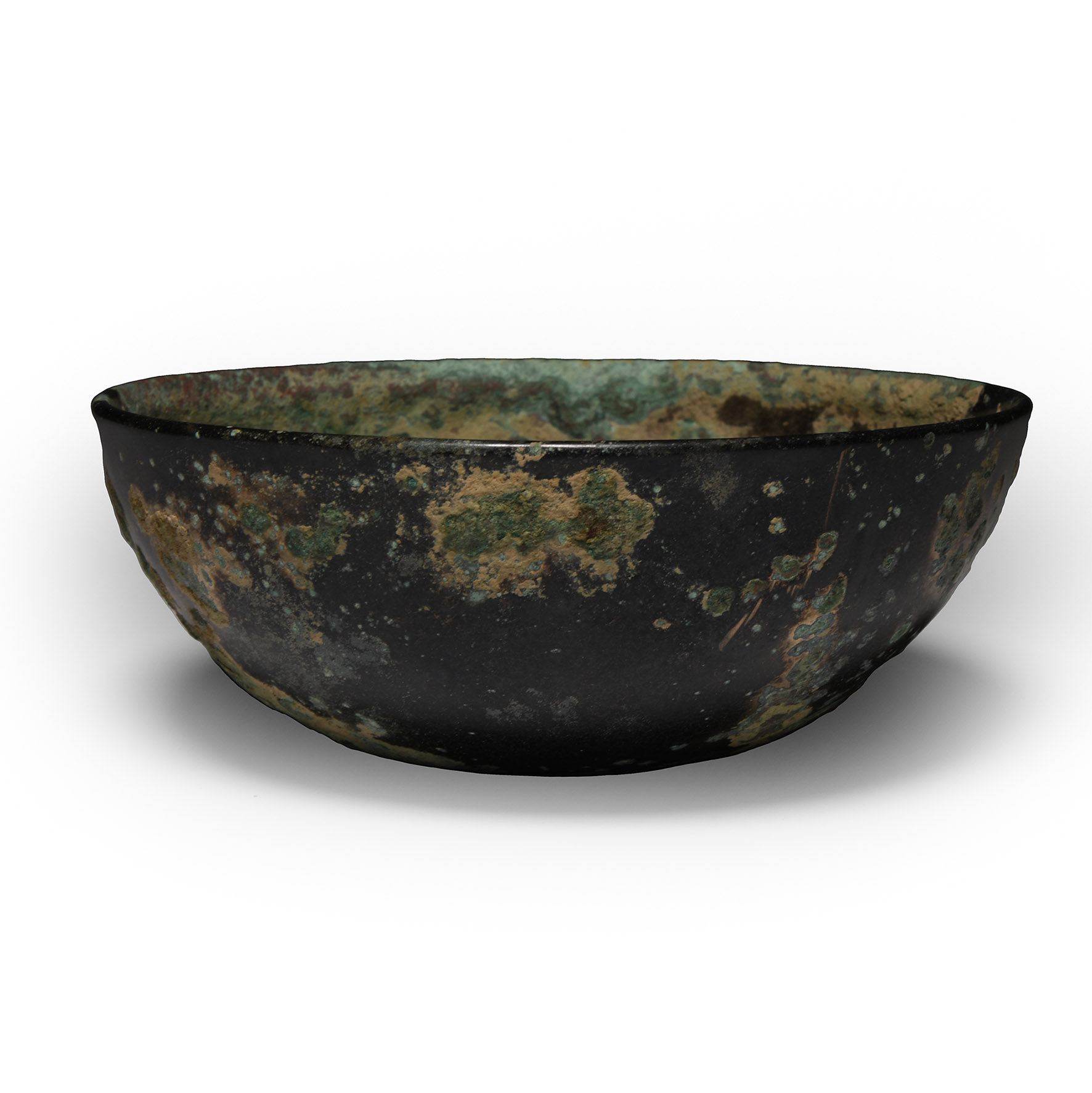 Assyrian Tinned Bronze Bowl