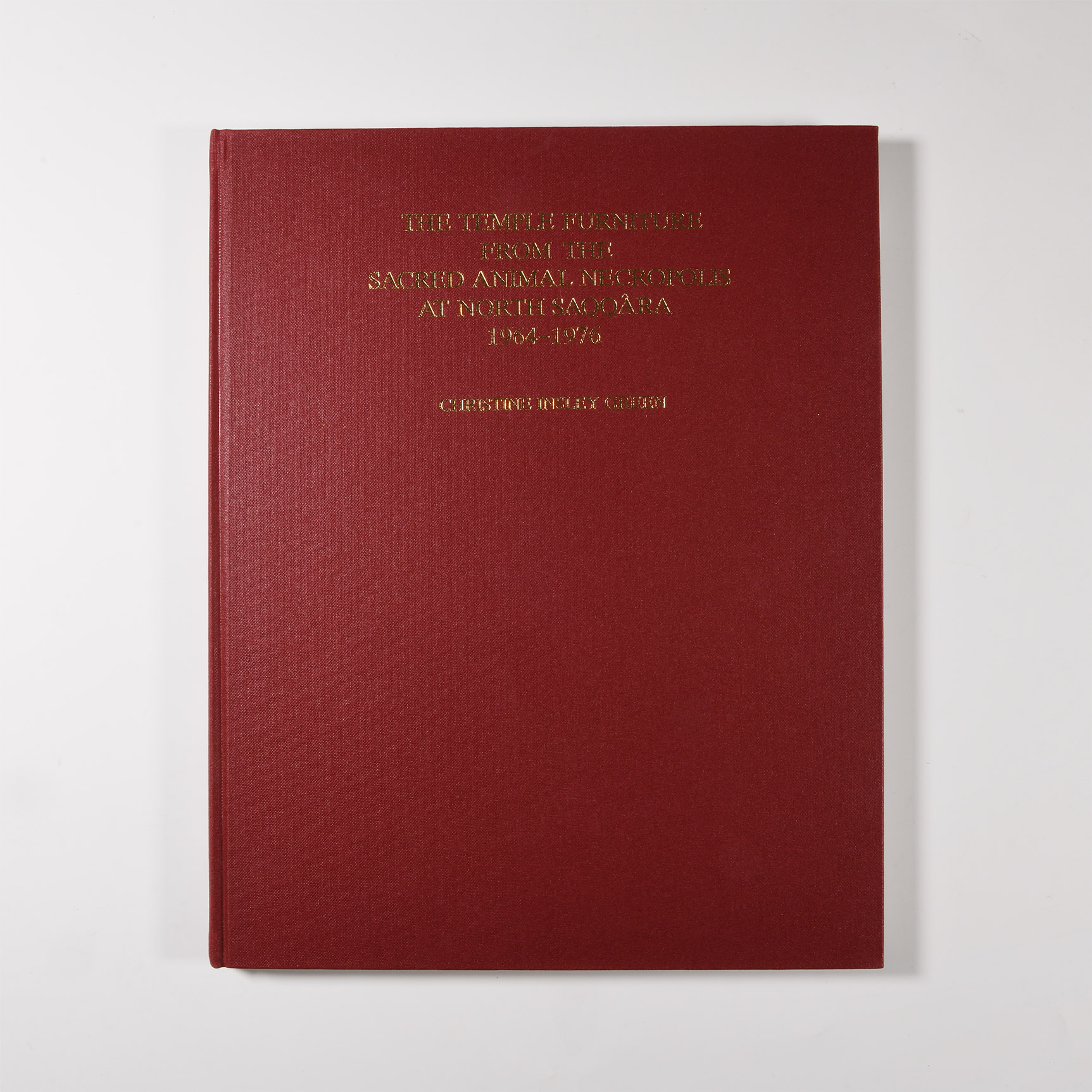 Archaeological Books - Green - The Temple Furniture from the Sacred Animal Necropolis at North Saqqara