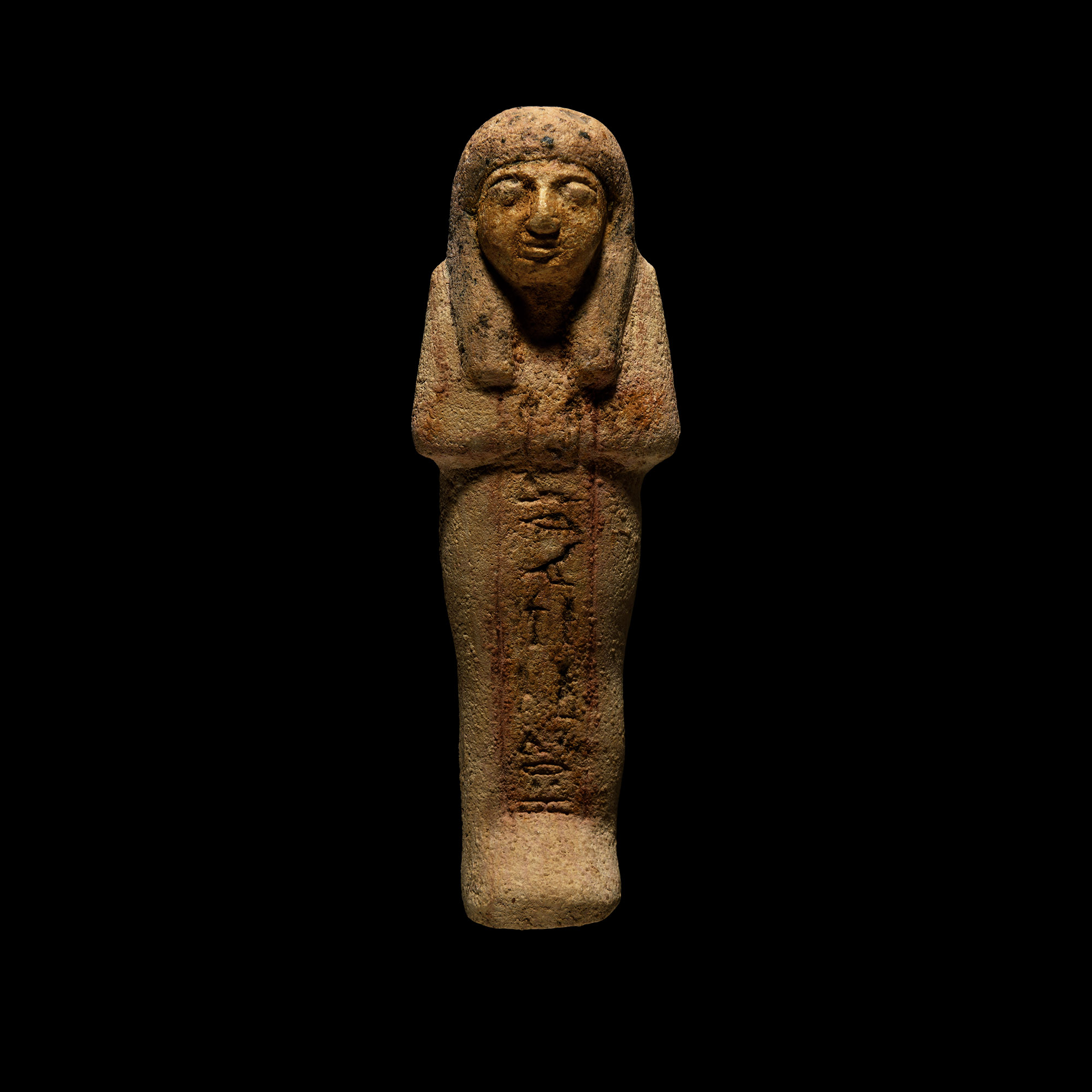 Egyptian Painted Limestone Shabti for Abet-iyiry