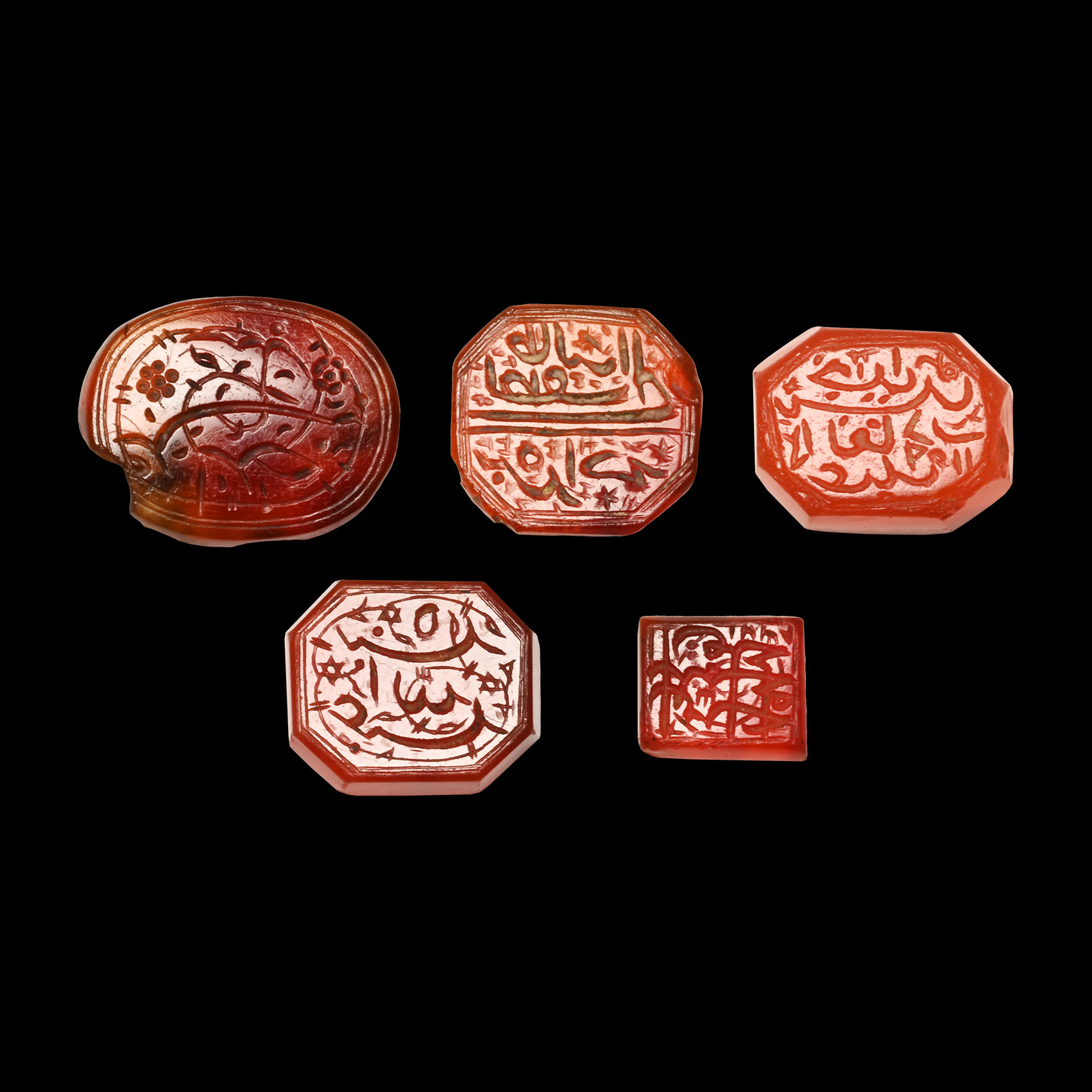 Carnelian Calligraphic Gemstone Collection