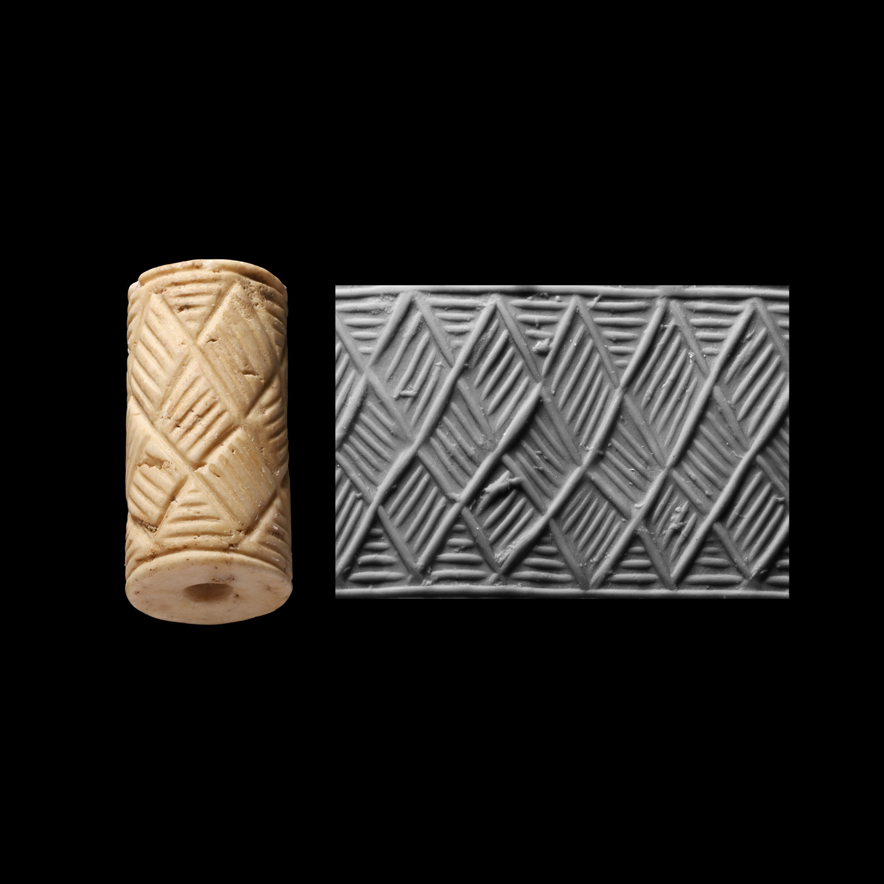 Western Asiatic Stone Cylinder Seal