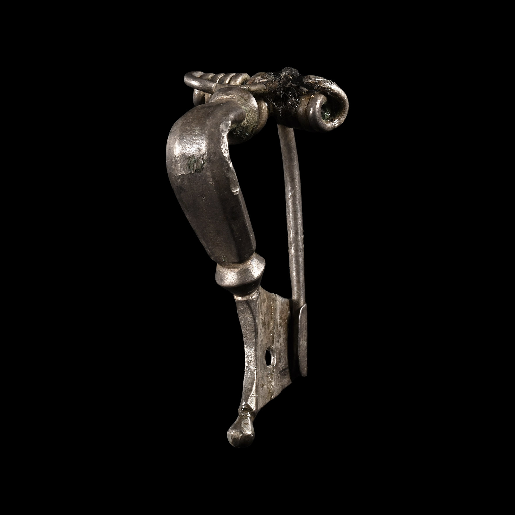 Roman Silver Knee Brooch