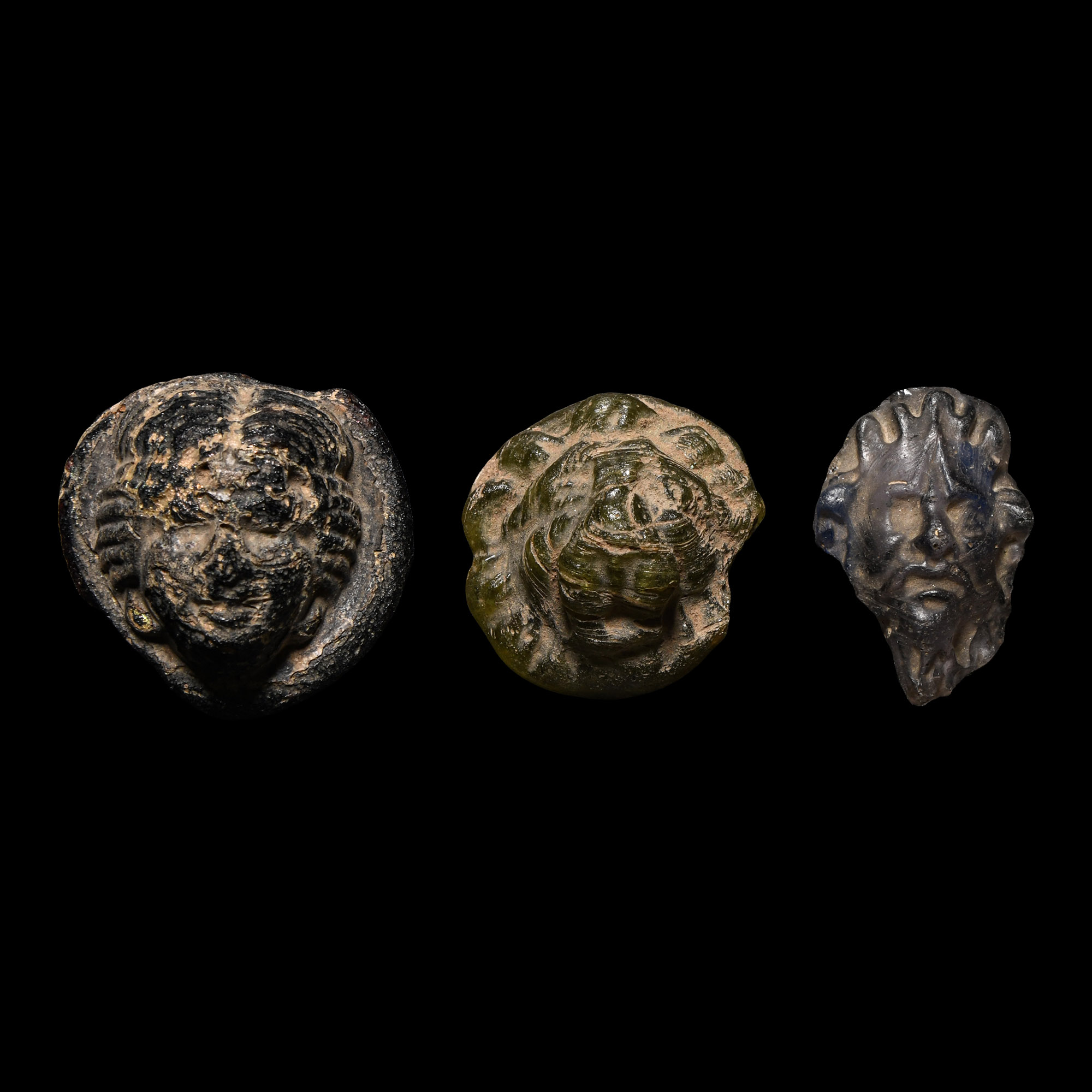 Romano-Egyptian Glass Head Collection