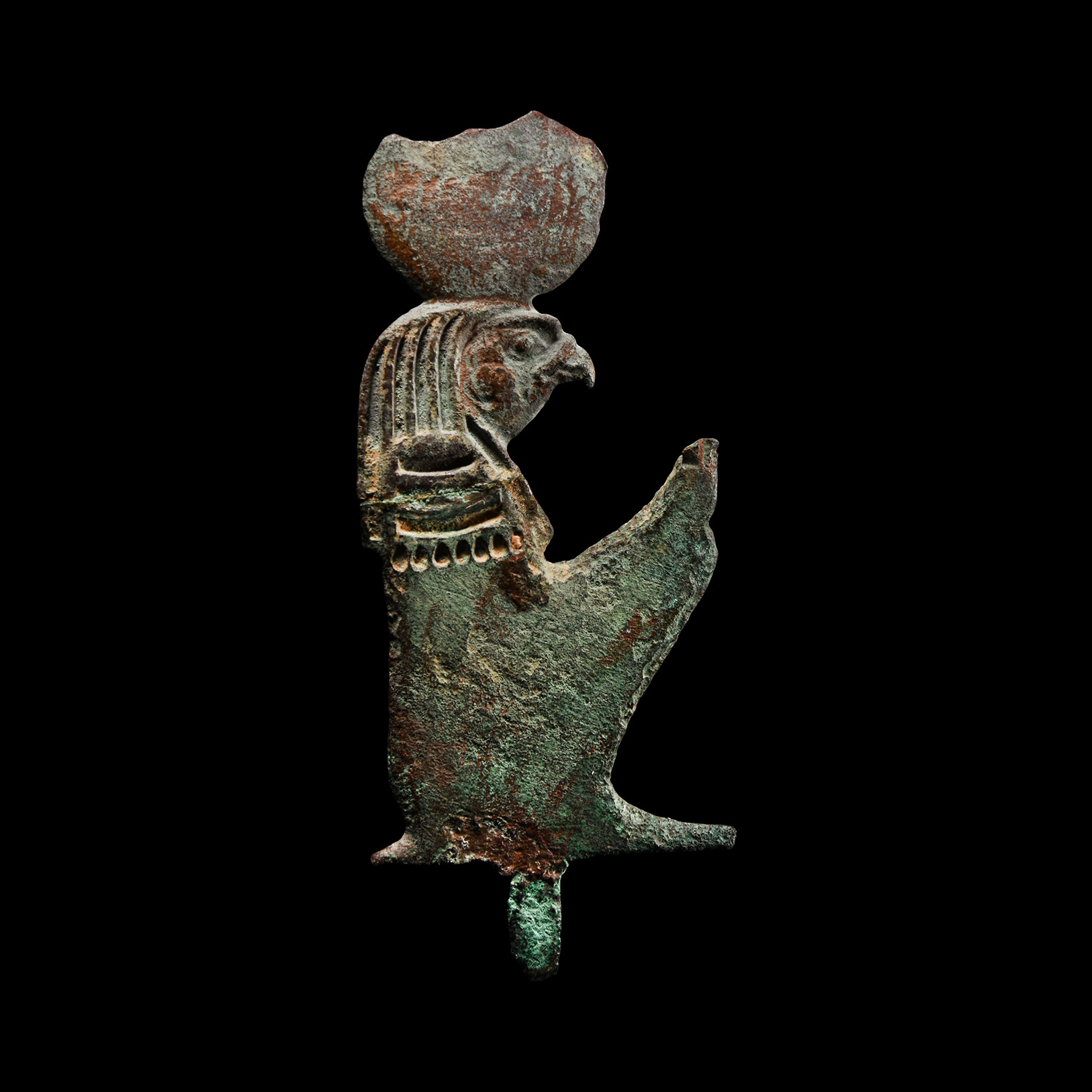 Egyptian Bronze Fitting of Horus