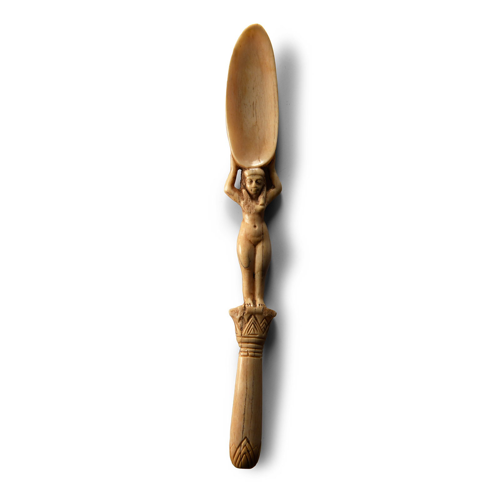 Egyptian Bone Cosmetic Spoon