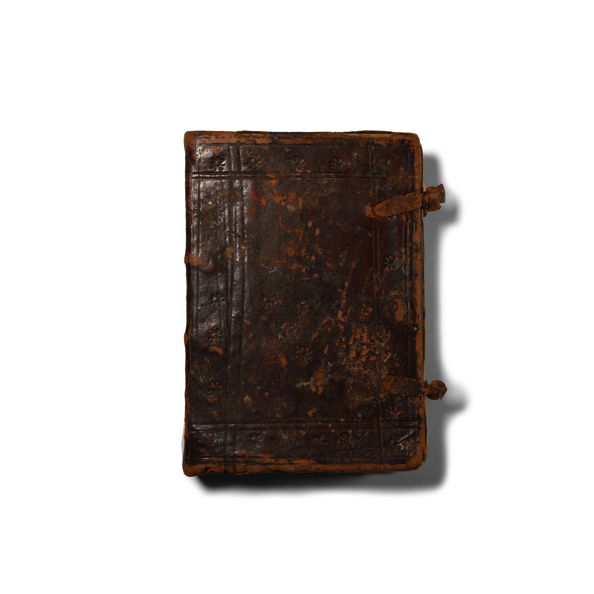 Leather Bound Religious Manuscript Book