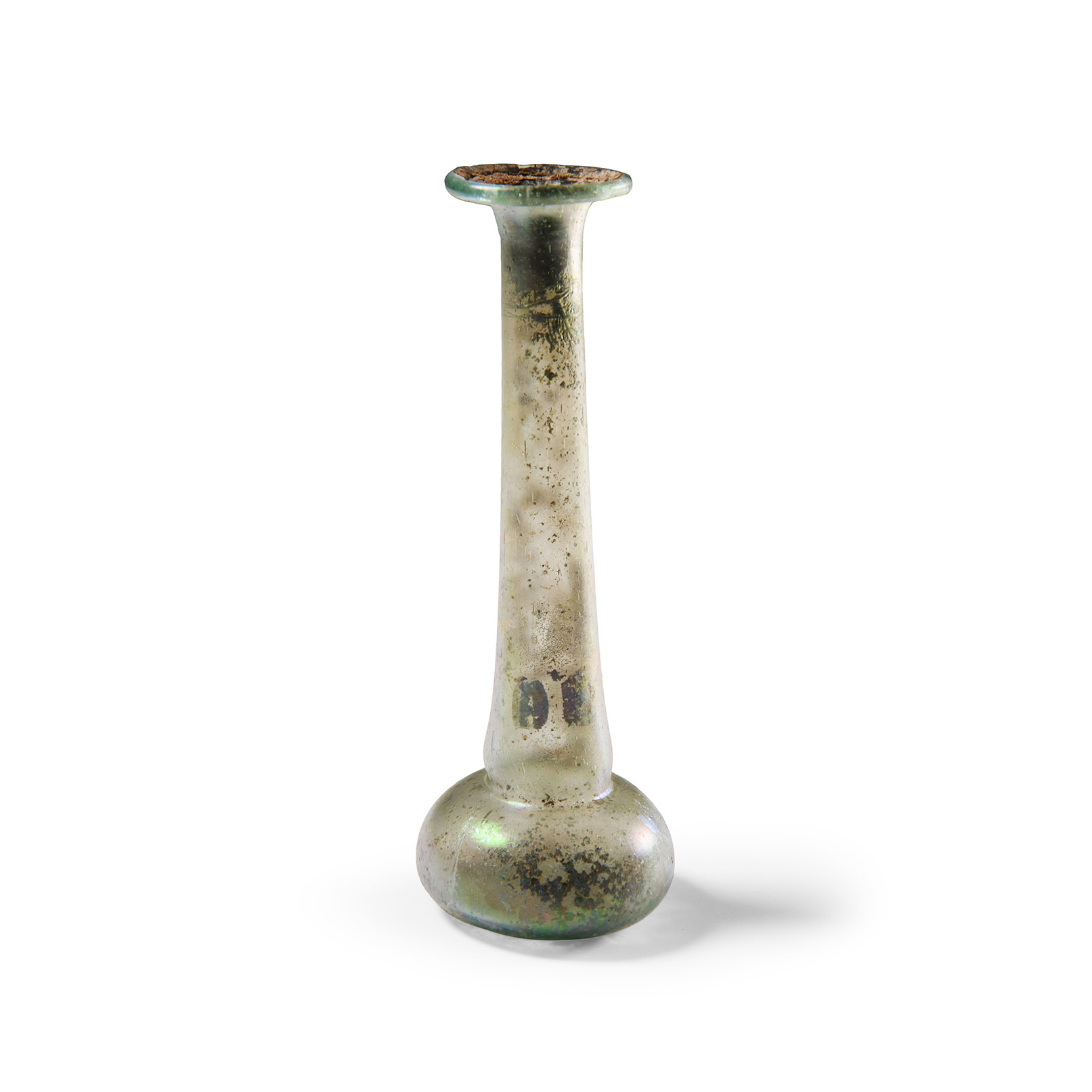 Roman Glass Candlestick Unguentarium
