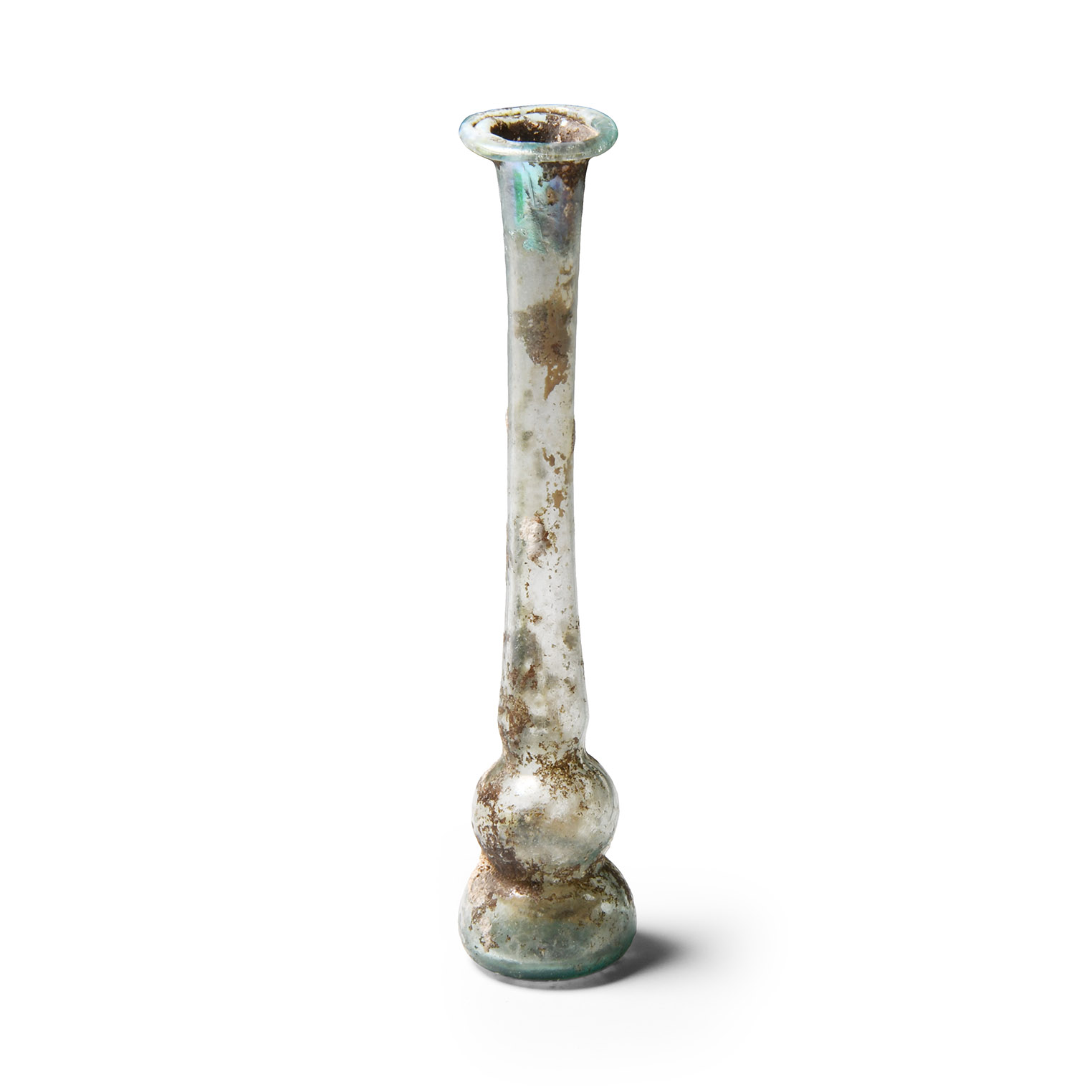 Roman Glass Candlestick Unguentarium