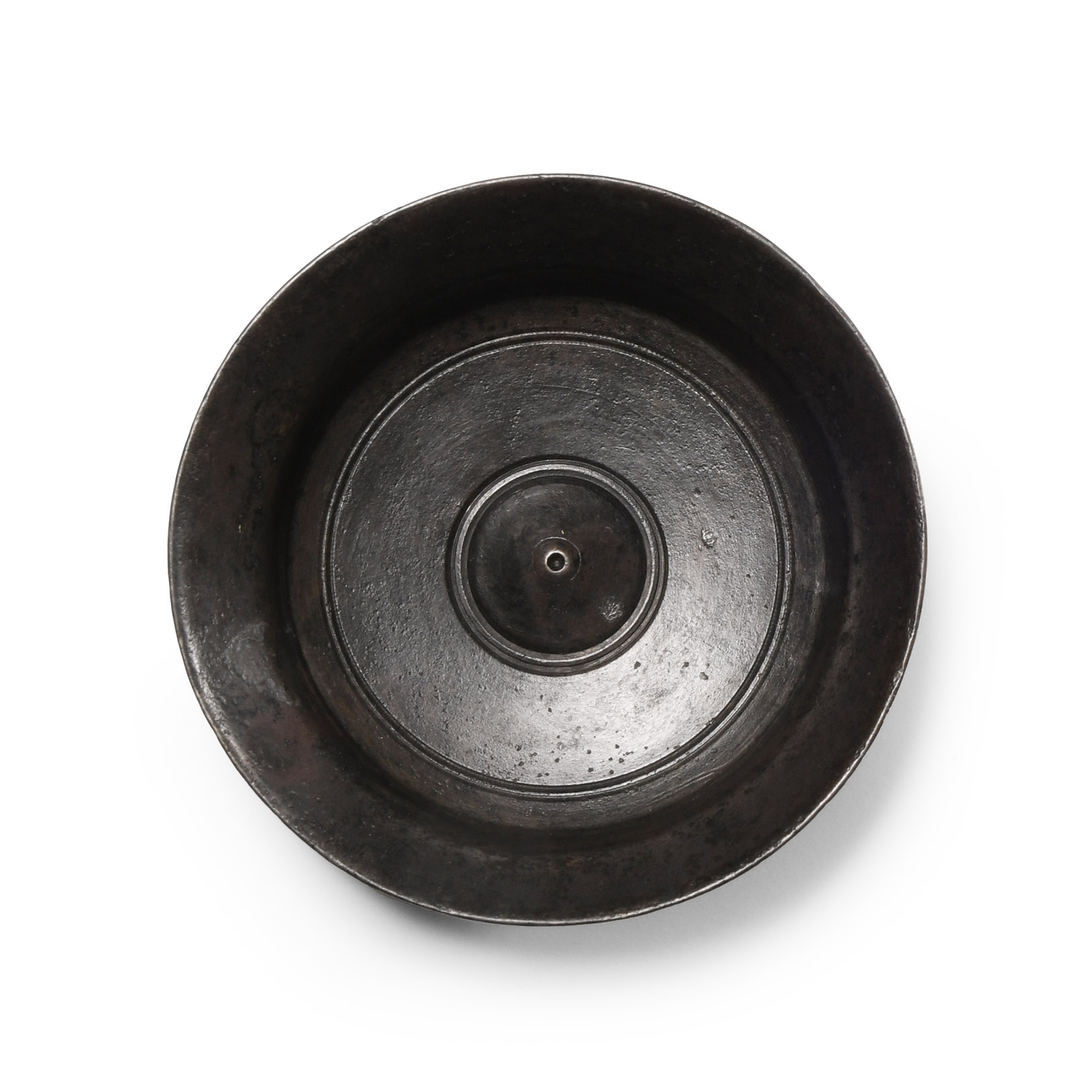 Roman Bronze Bowl with Concentric Circles