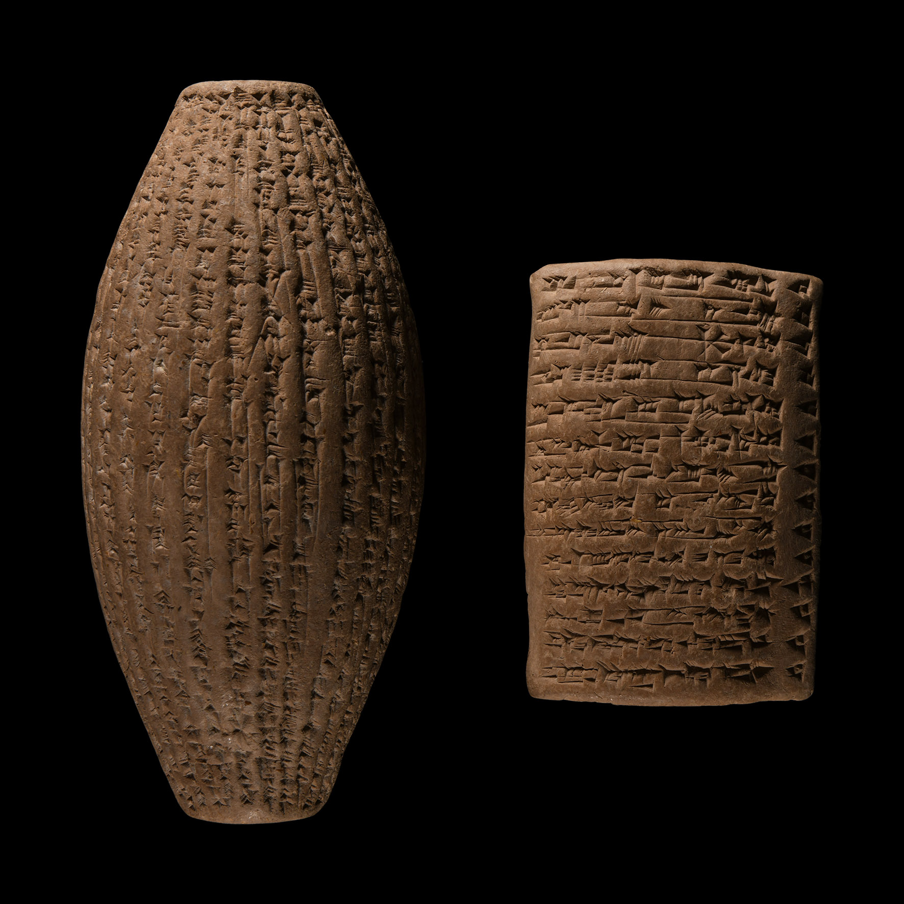 Reproduction Cuneiform Barrel and Tablet Group