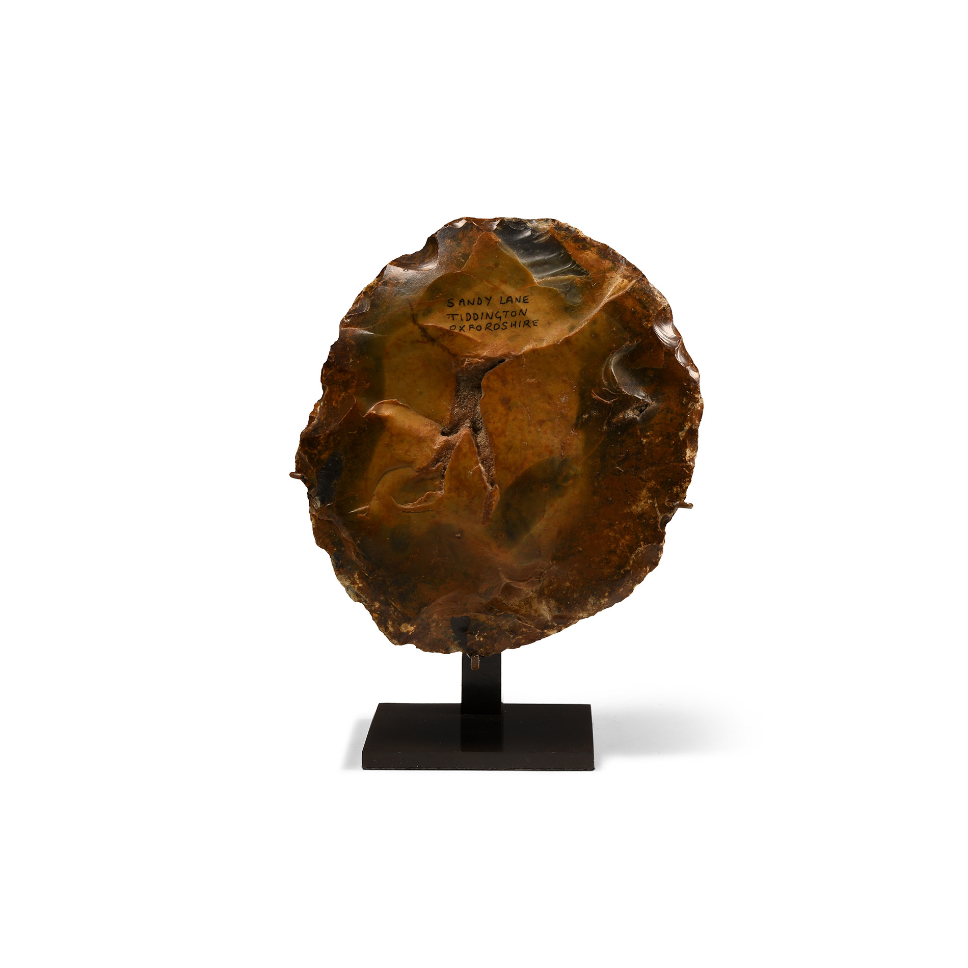 Massive Stone Age Flint Cobble Stone Cleaver