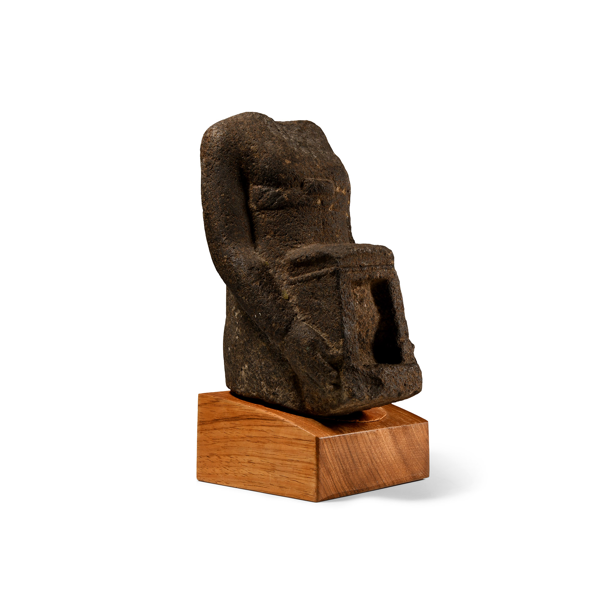 Egyptian Basalt Torso of Naophorous