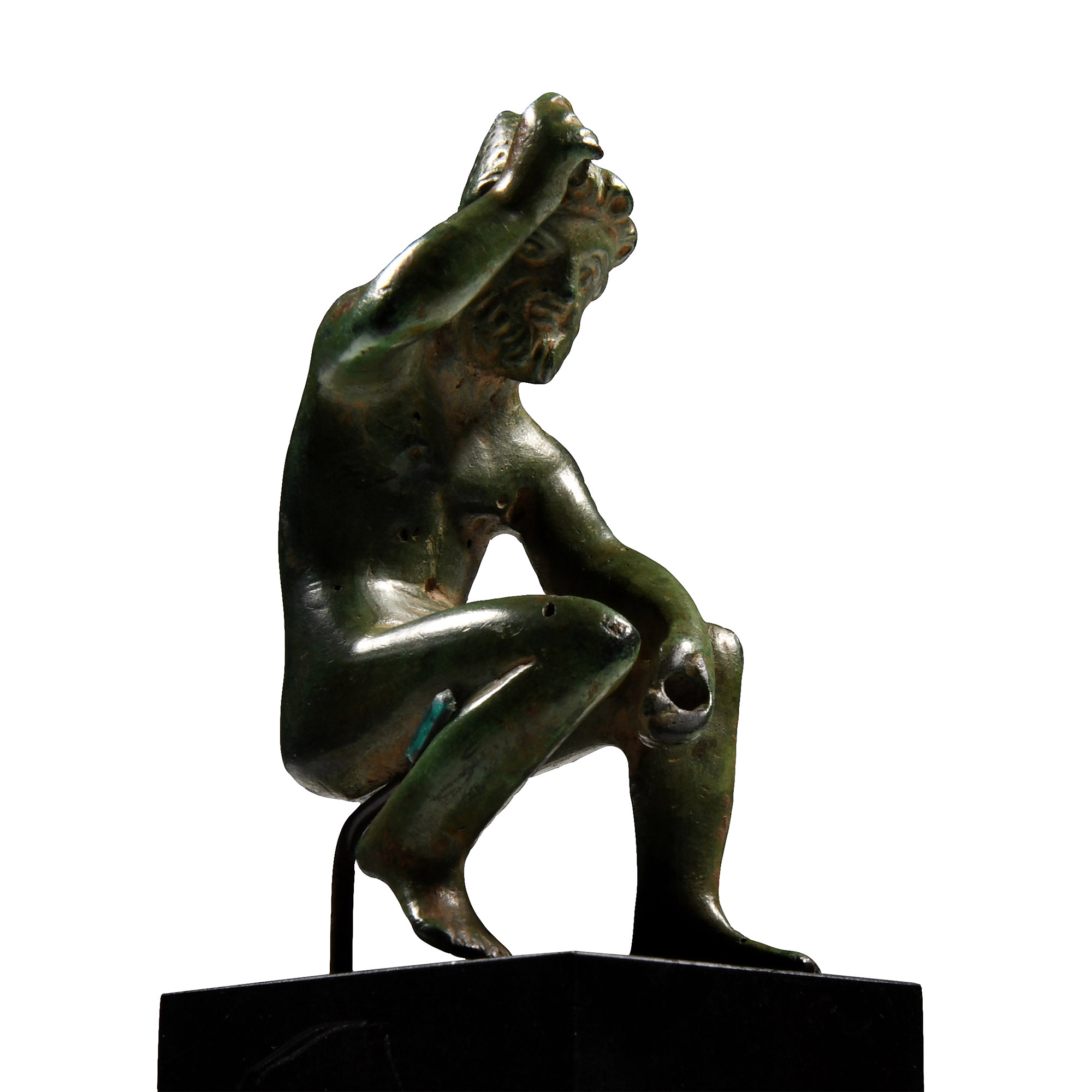 Greek Bronze Hephaistos Statuette
