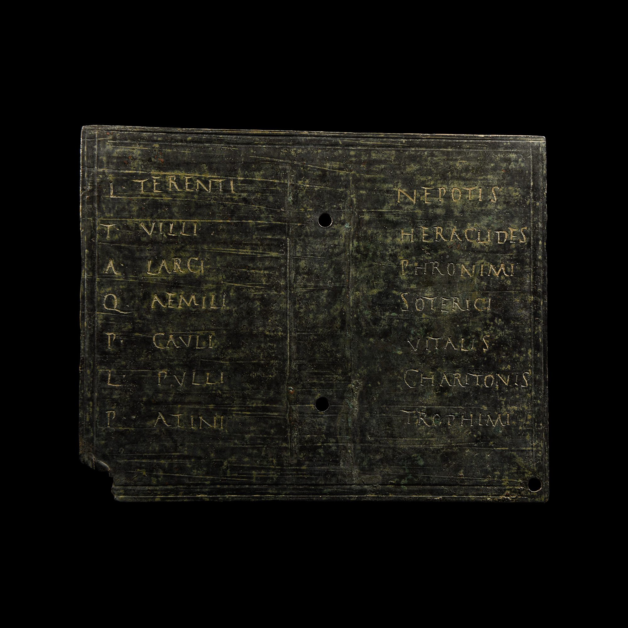Roman Bronze Military Diploma for Marona, son of Baddaus, a Soldier of Ala Bosporanorum