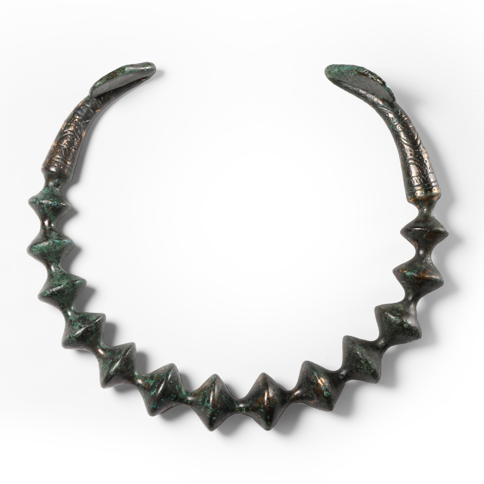 European Iron Age Celtic Bronze Torc