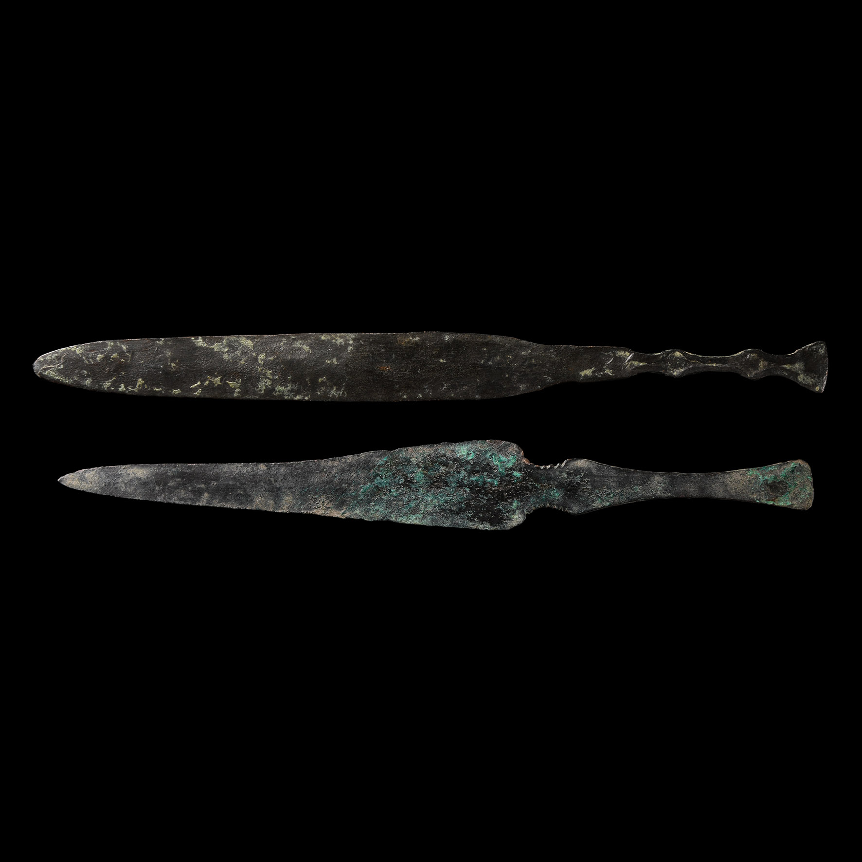Luristan Bronze Dagger Pair