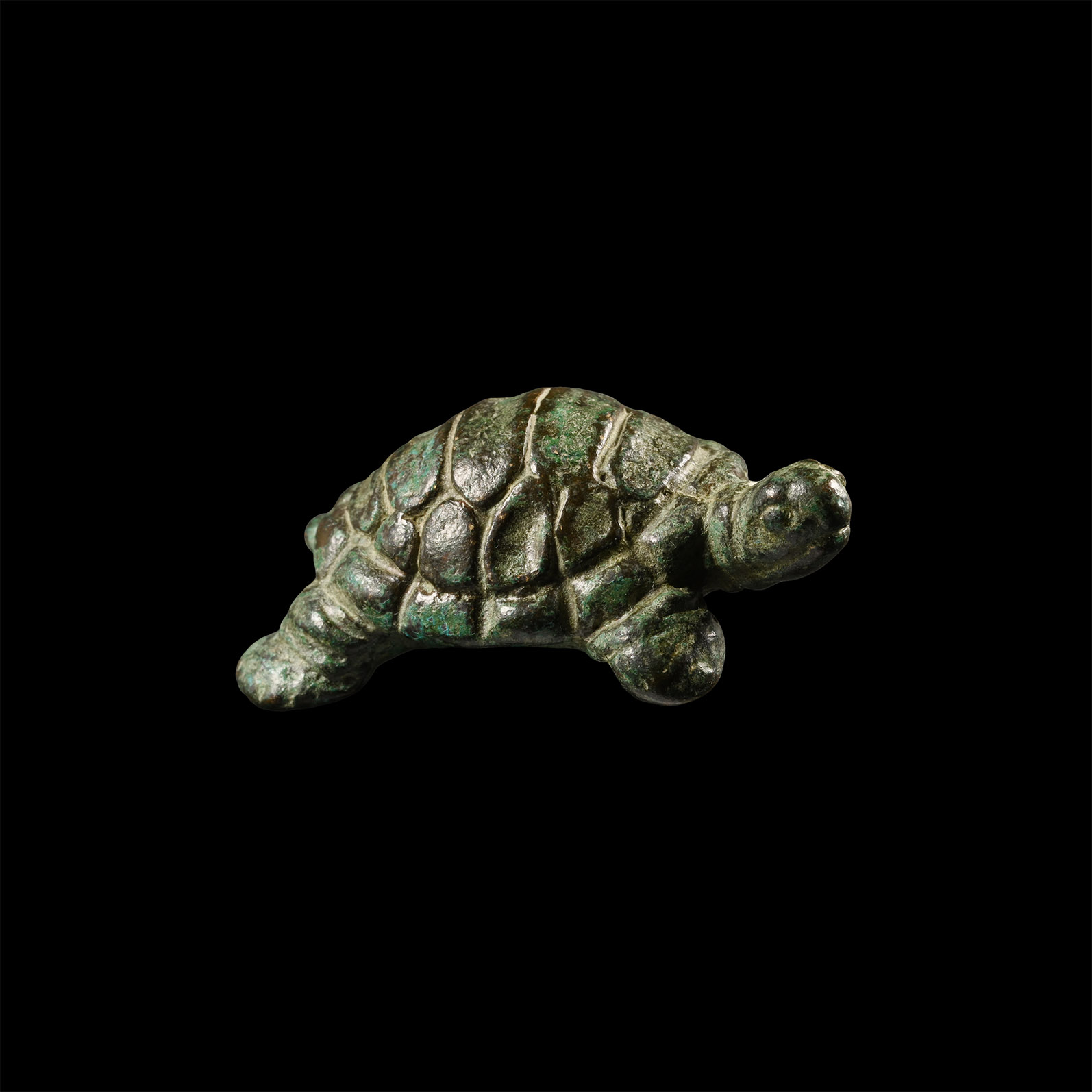 Roman Bronze Tortoise Figure