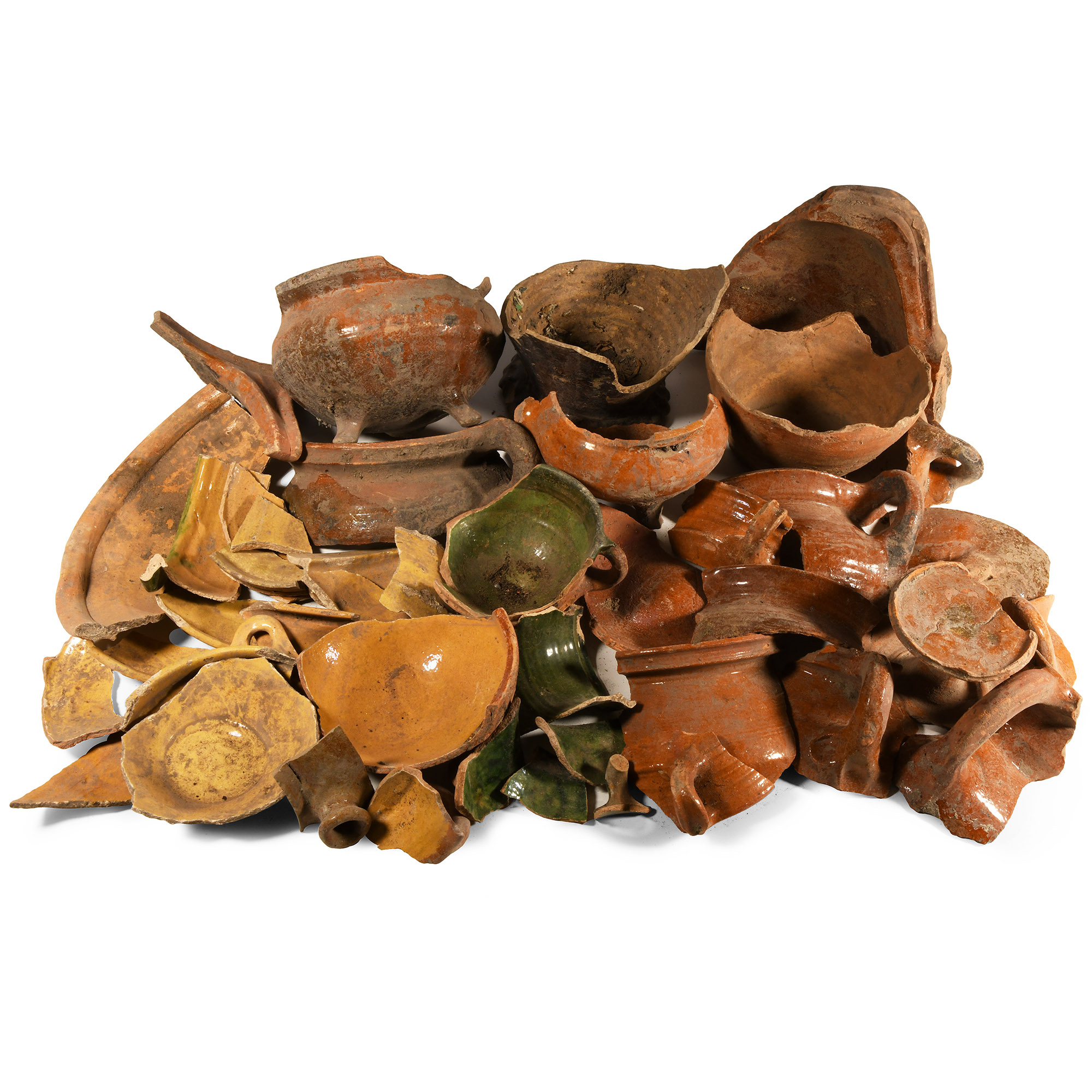 Medieval and Later Dutch Pottery Pit Dug Fragment Group