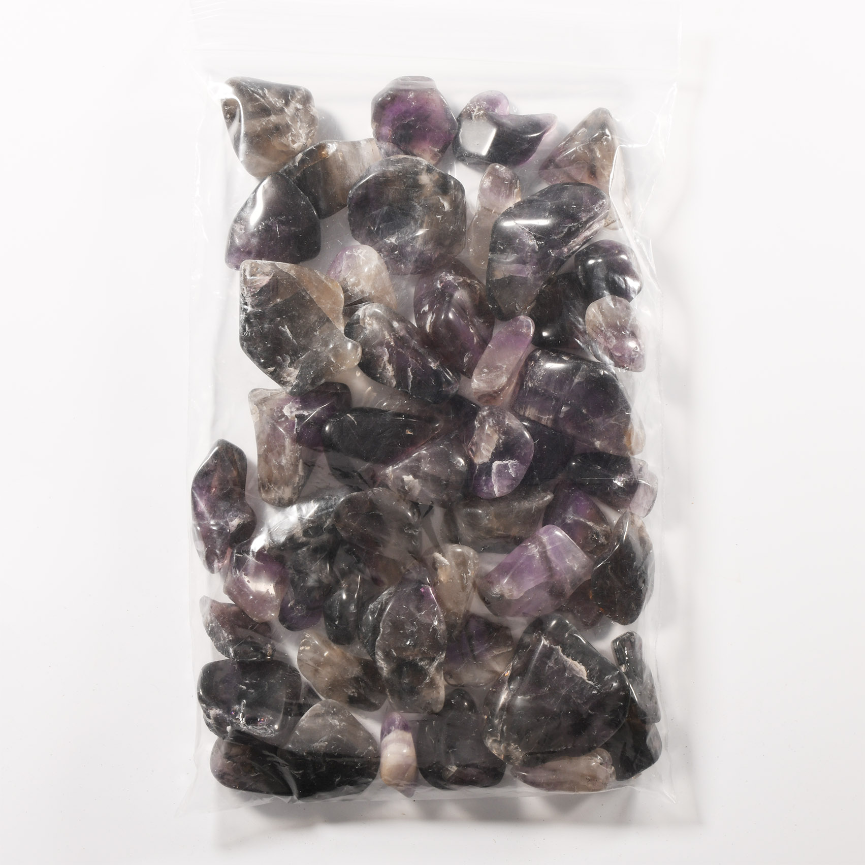 Natural History - Large Polished Amethyst Crystal Pebble Group [50]
