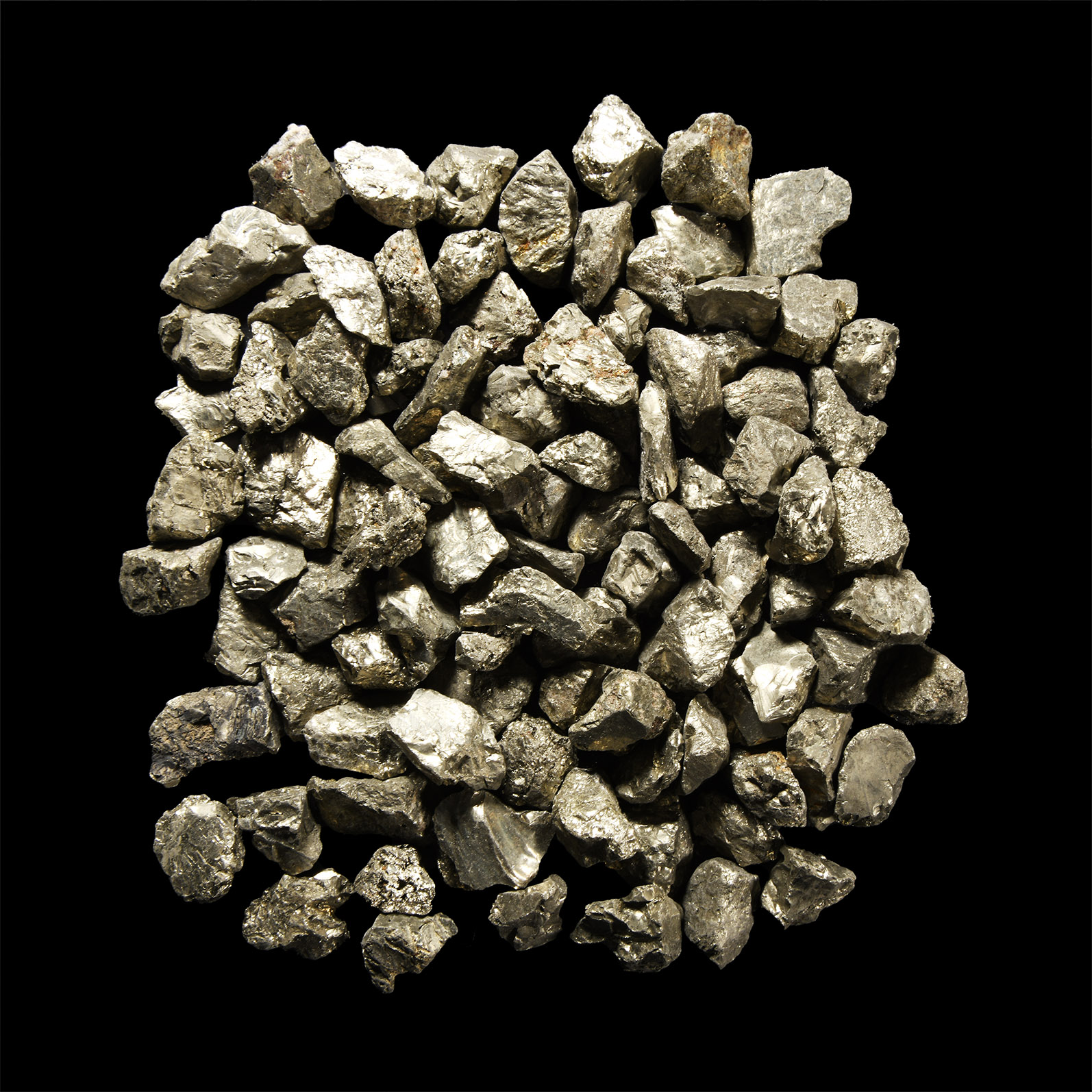 Natural History - Pyrite 'Fools Gold' Specimen Group [100]