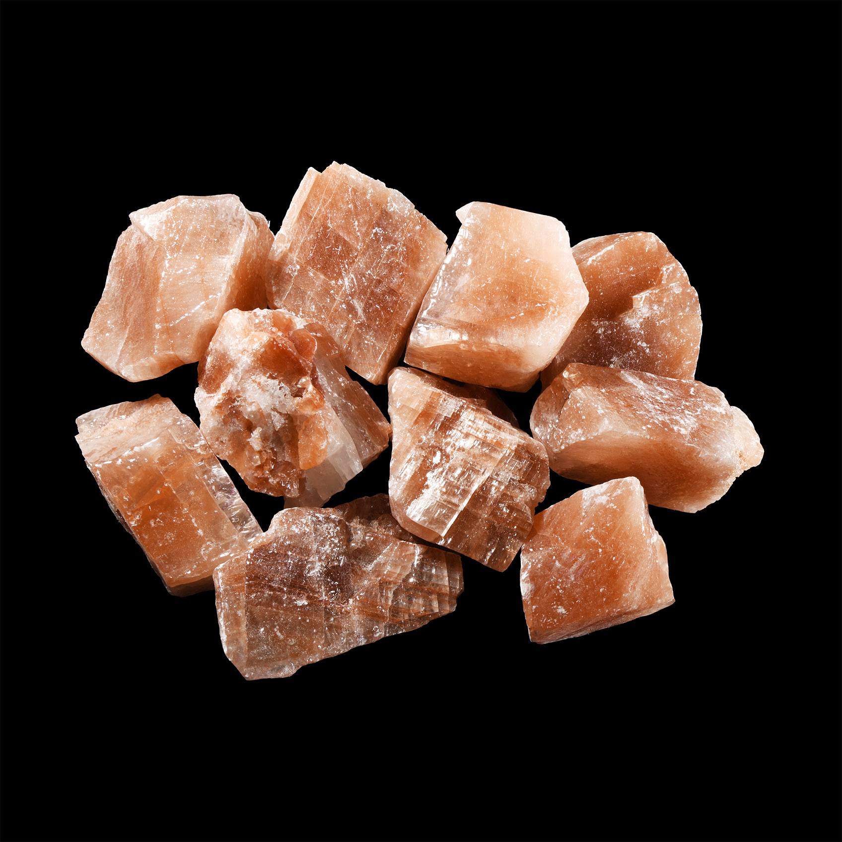 Natural History - Large Brown Calcite Specimen Group [10]