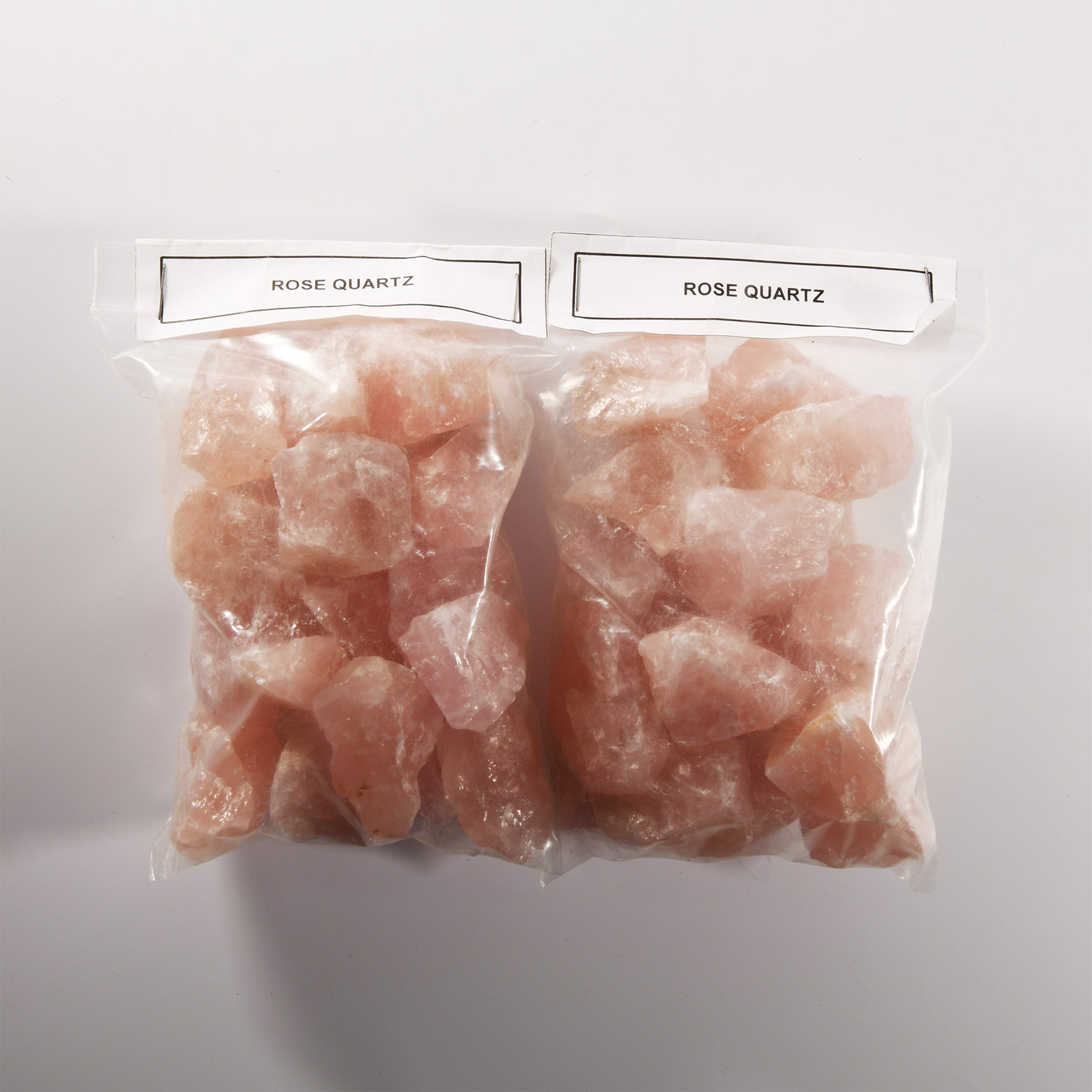 Natural History - Two Packets of Rose Quartz Specimens