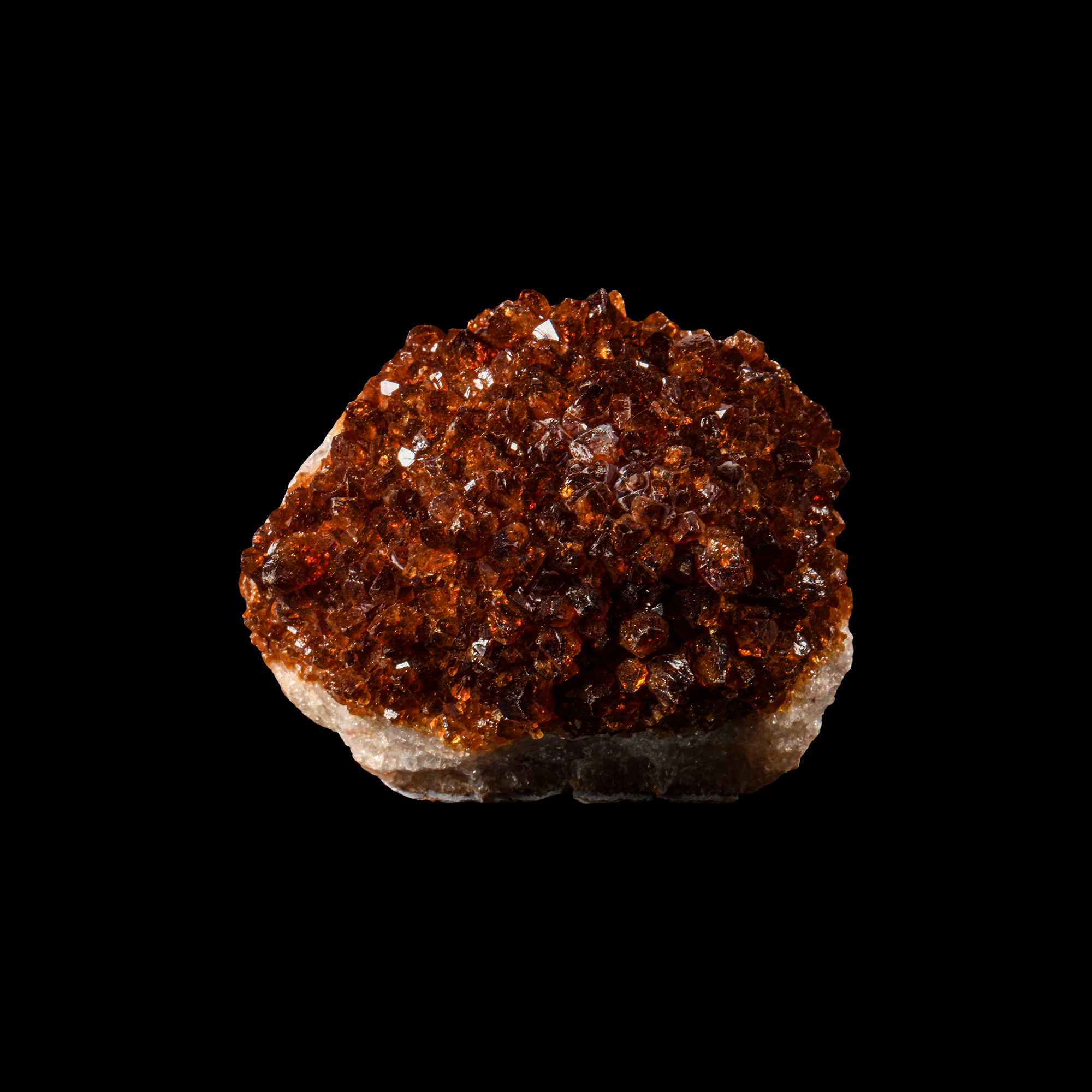 Natural History - Boxed Citrine 'Porcupine' Crystal Specimen