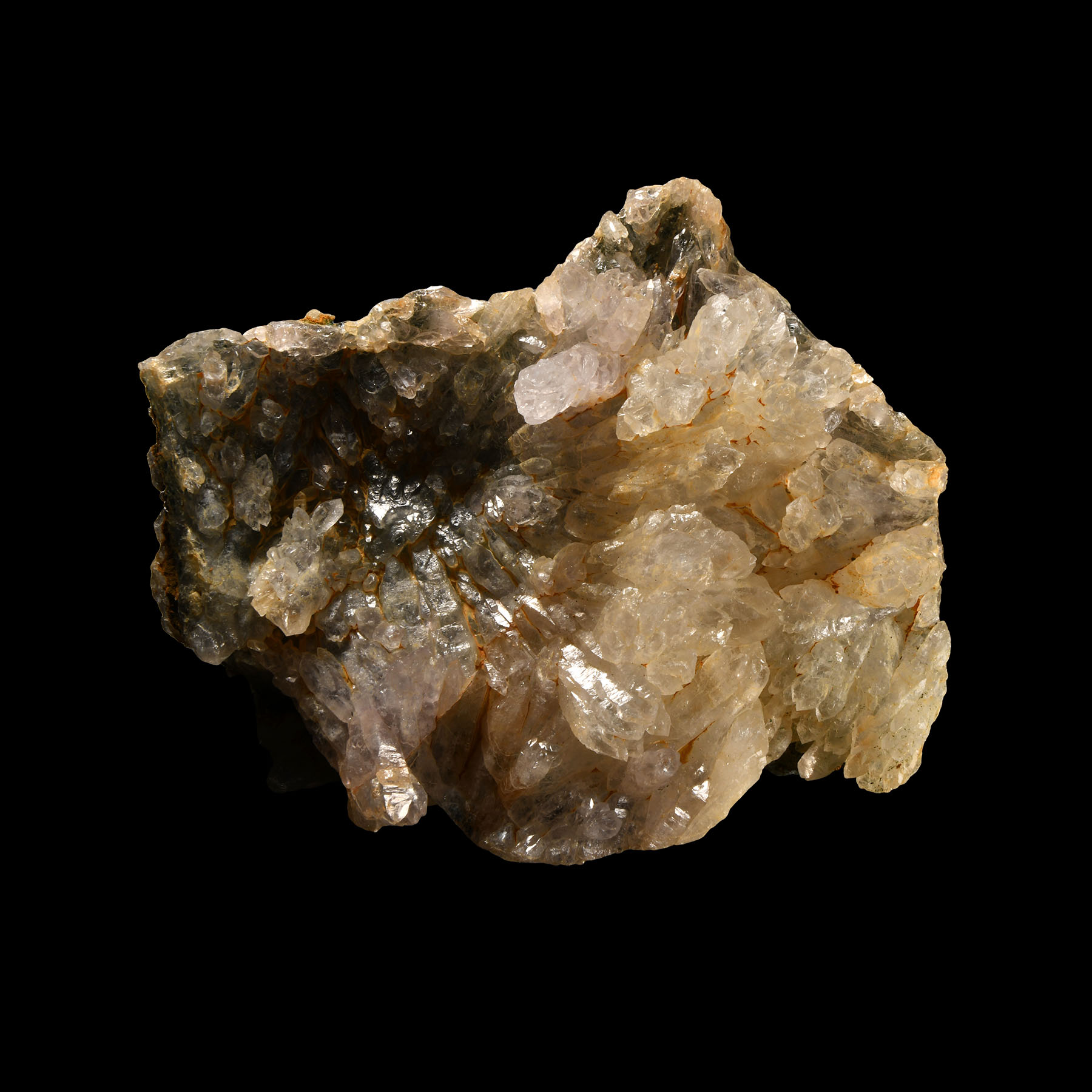 Natural History - Large Historic Fluorite Crystal 'Flower' Specimen
